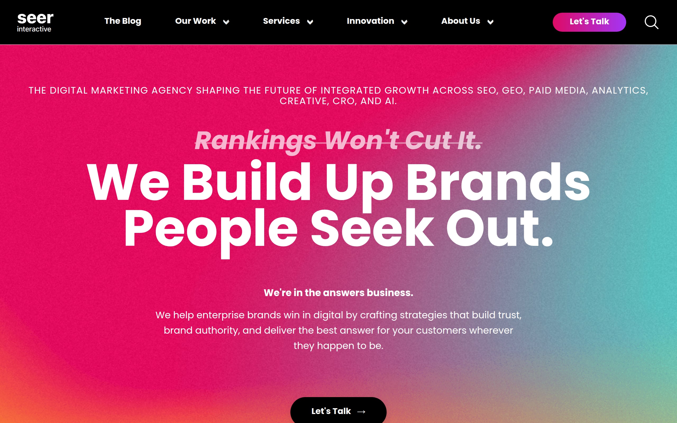 Seer Interactive Screenshot