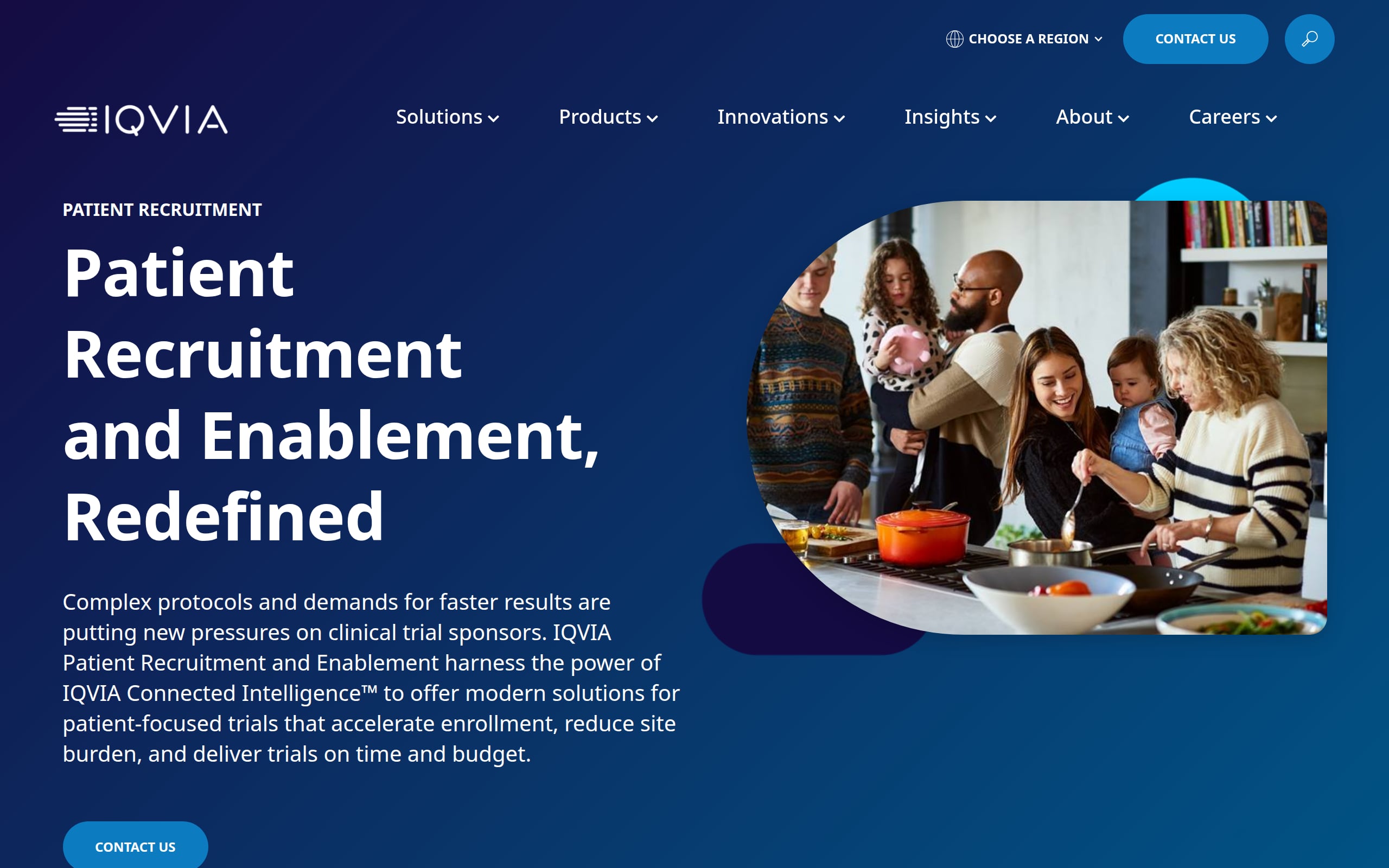 IQVIA Patient Recruitment Screenshot