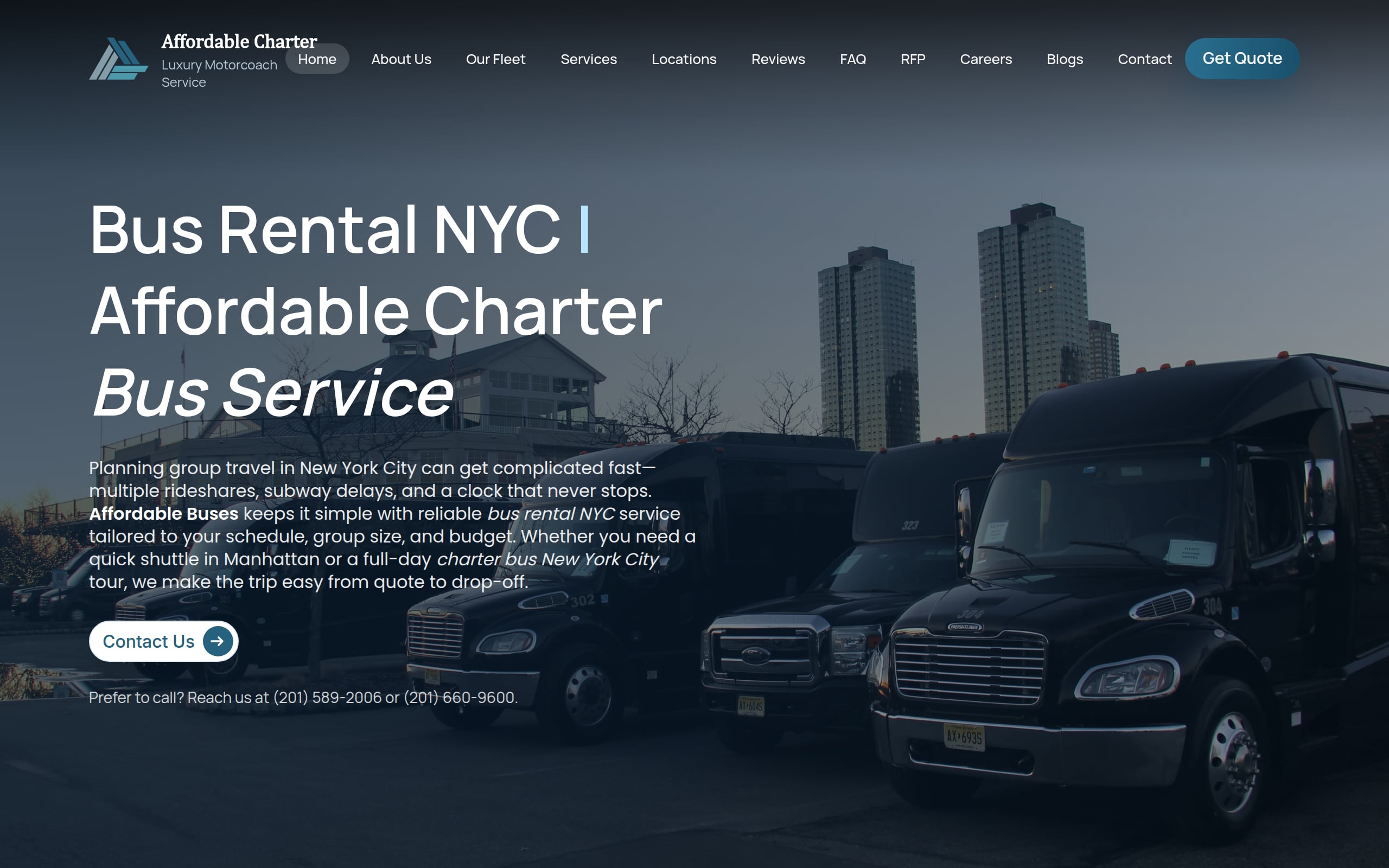 Affordable Charter Screenshot