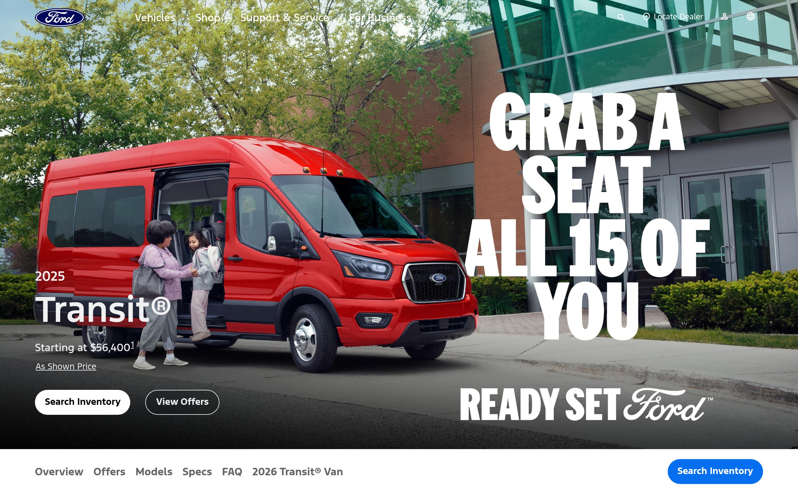 2025 Ford Transit Passenger Van Screenshot