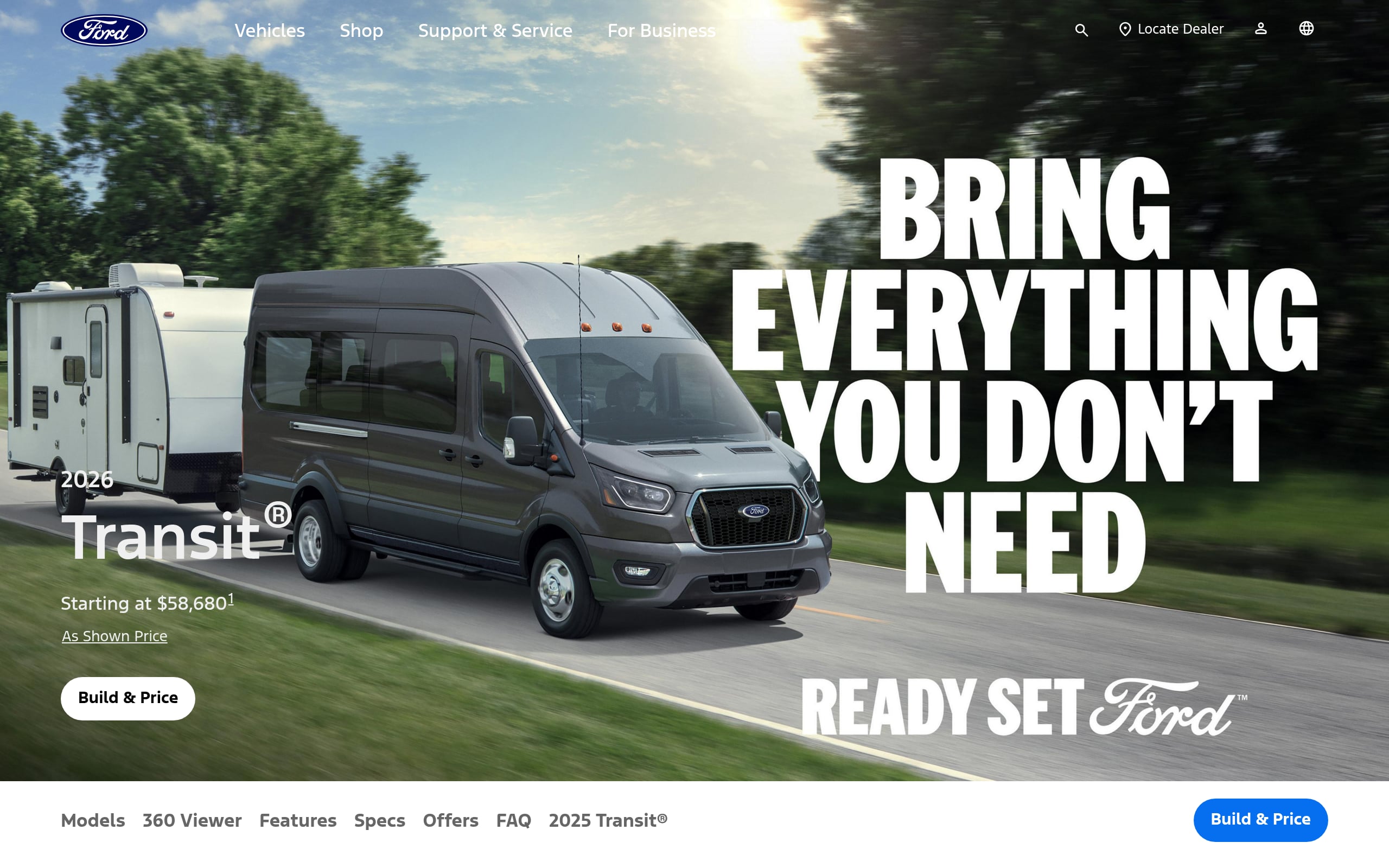 2023 Ford Transit Passenger Van Screenshot