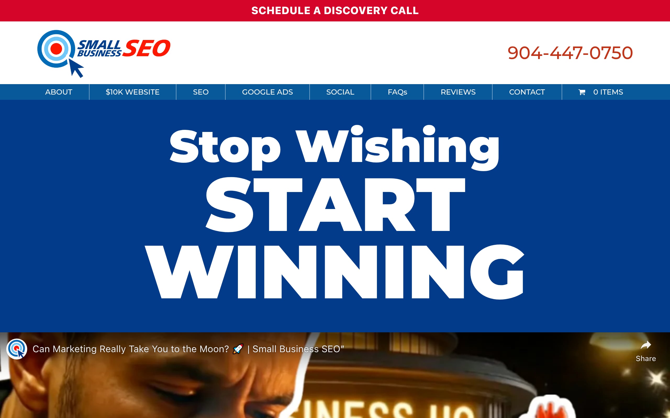 Small Business SEO Screenshot