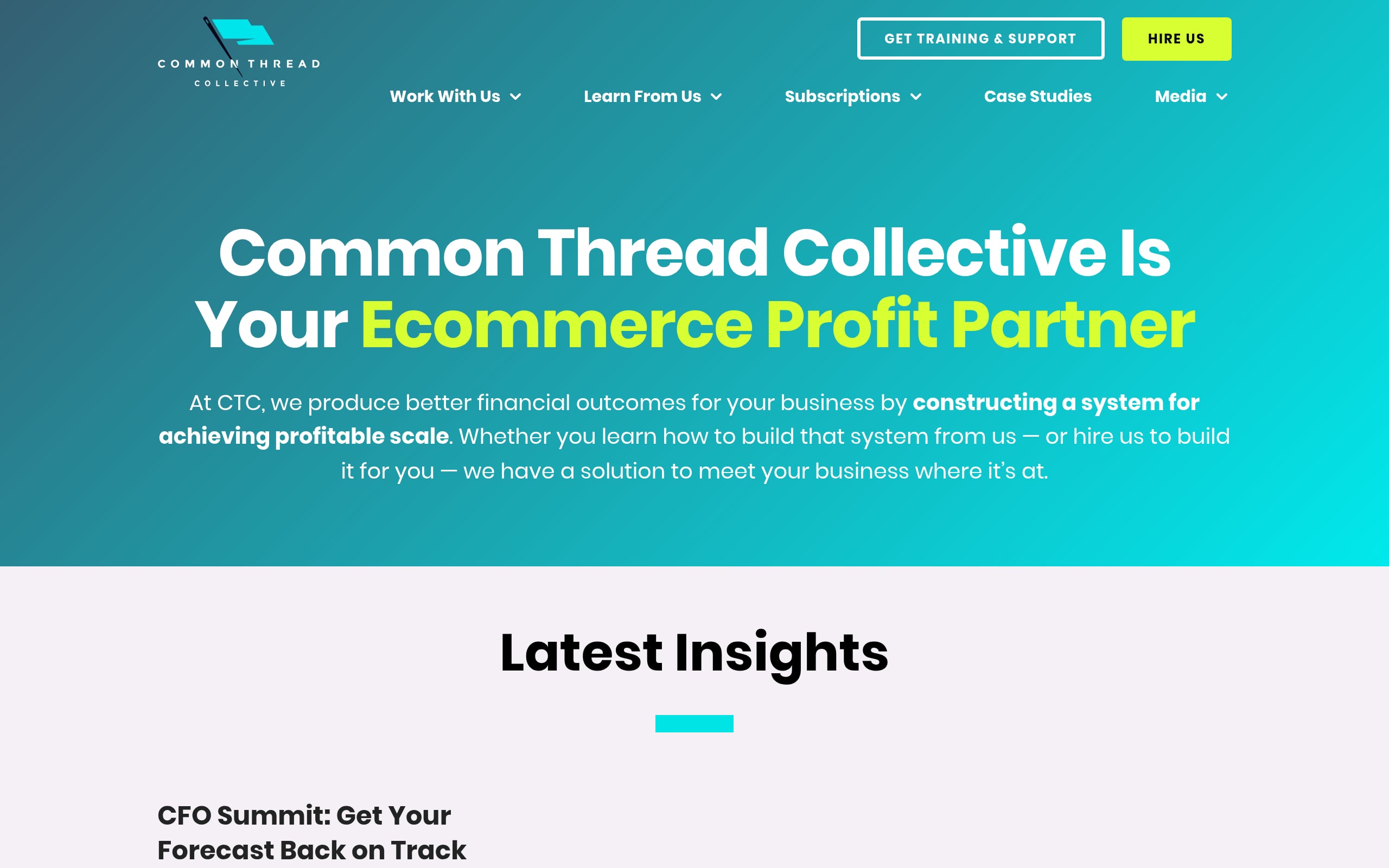 Common Thread Collective Screenshot