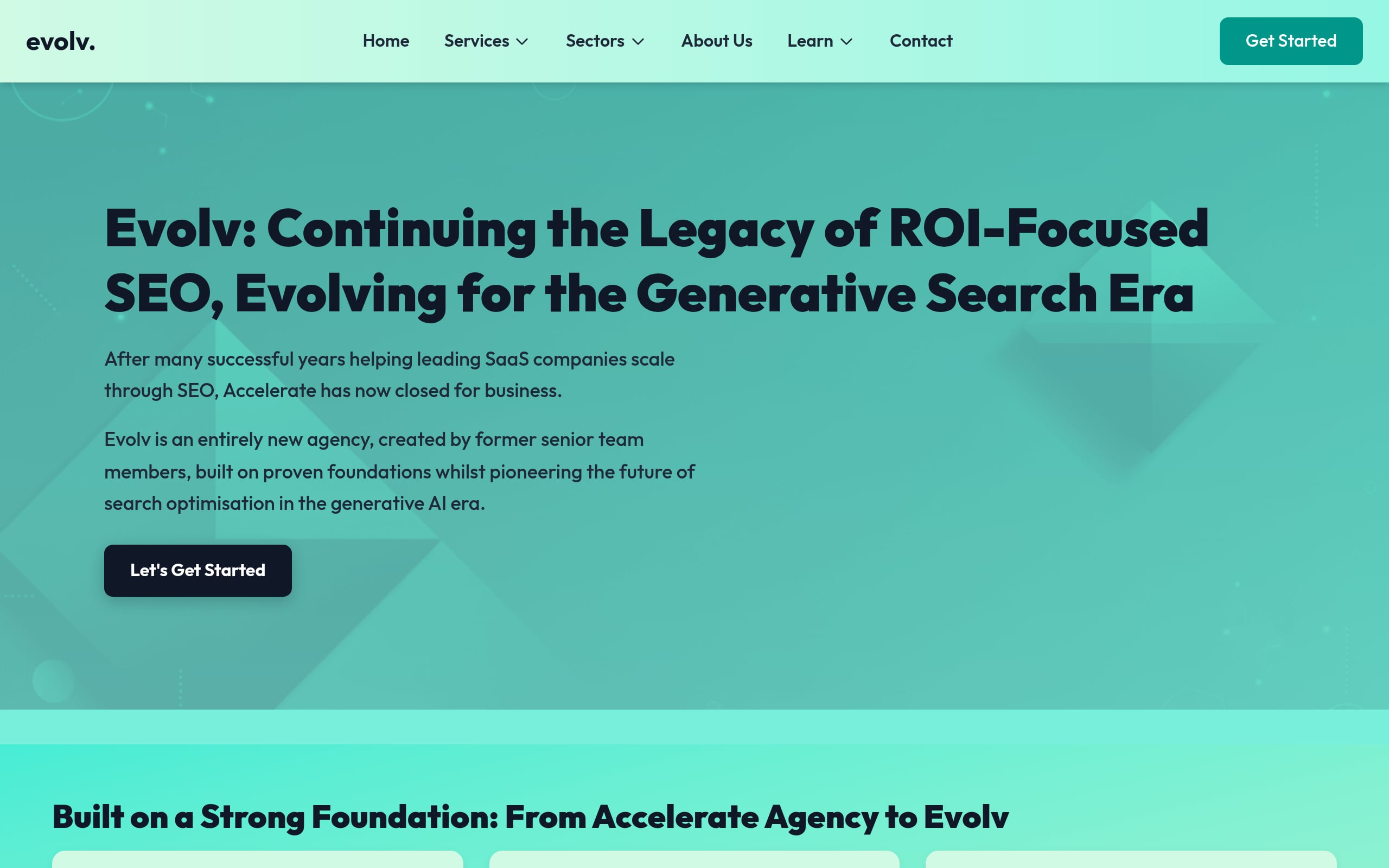 Accelerate Agency Screenshot