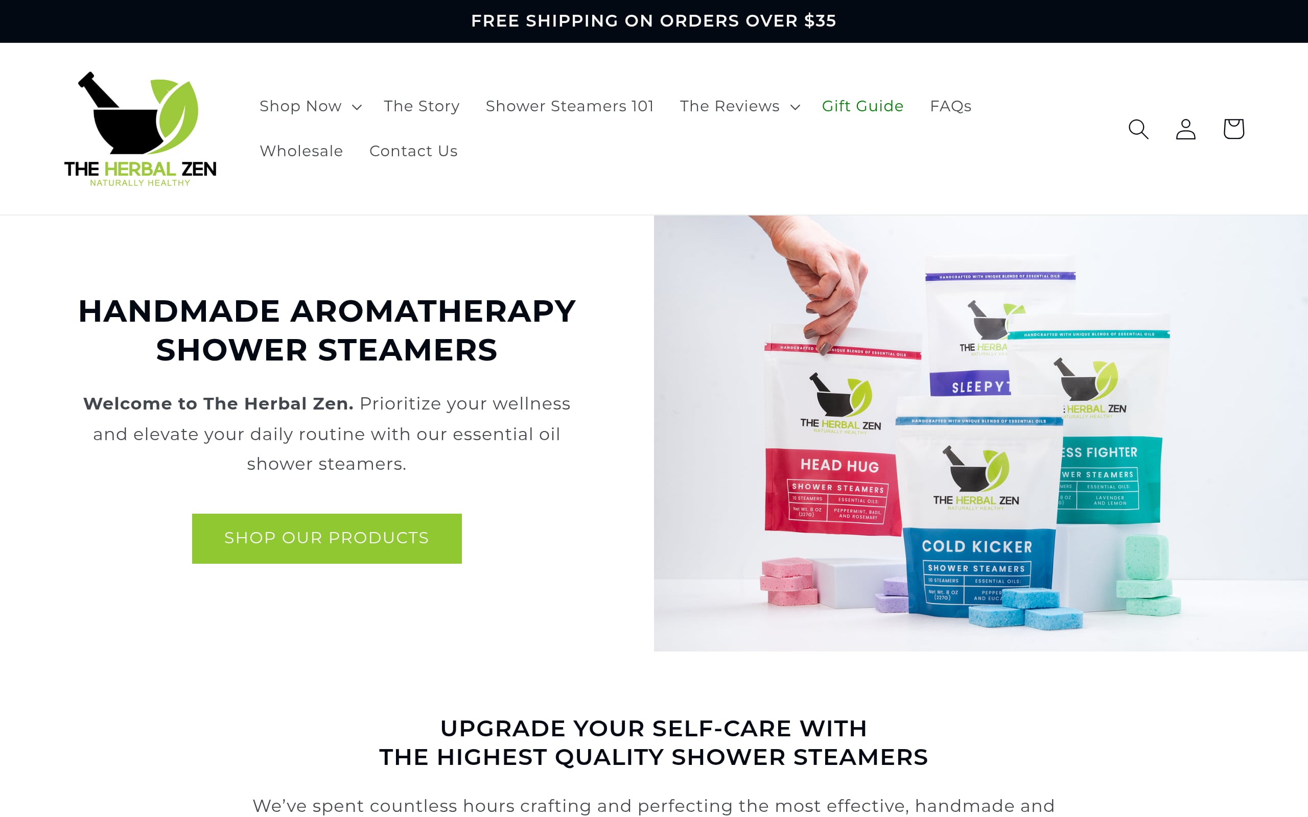 The Herbal Zen Shower Steamers Screenshot