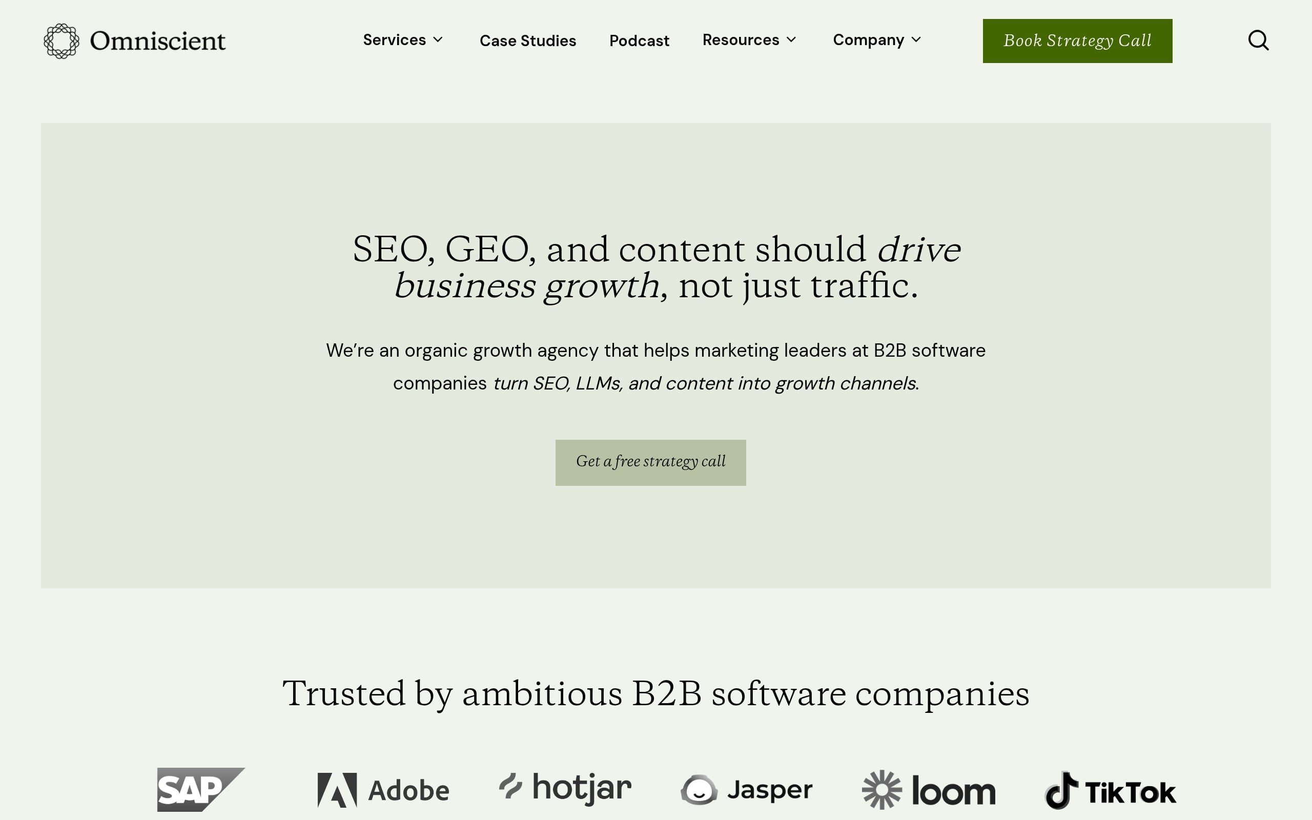 Omniscient Digital Screenshot