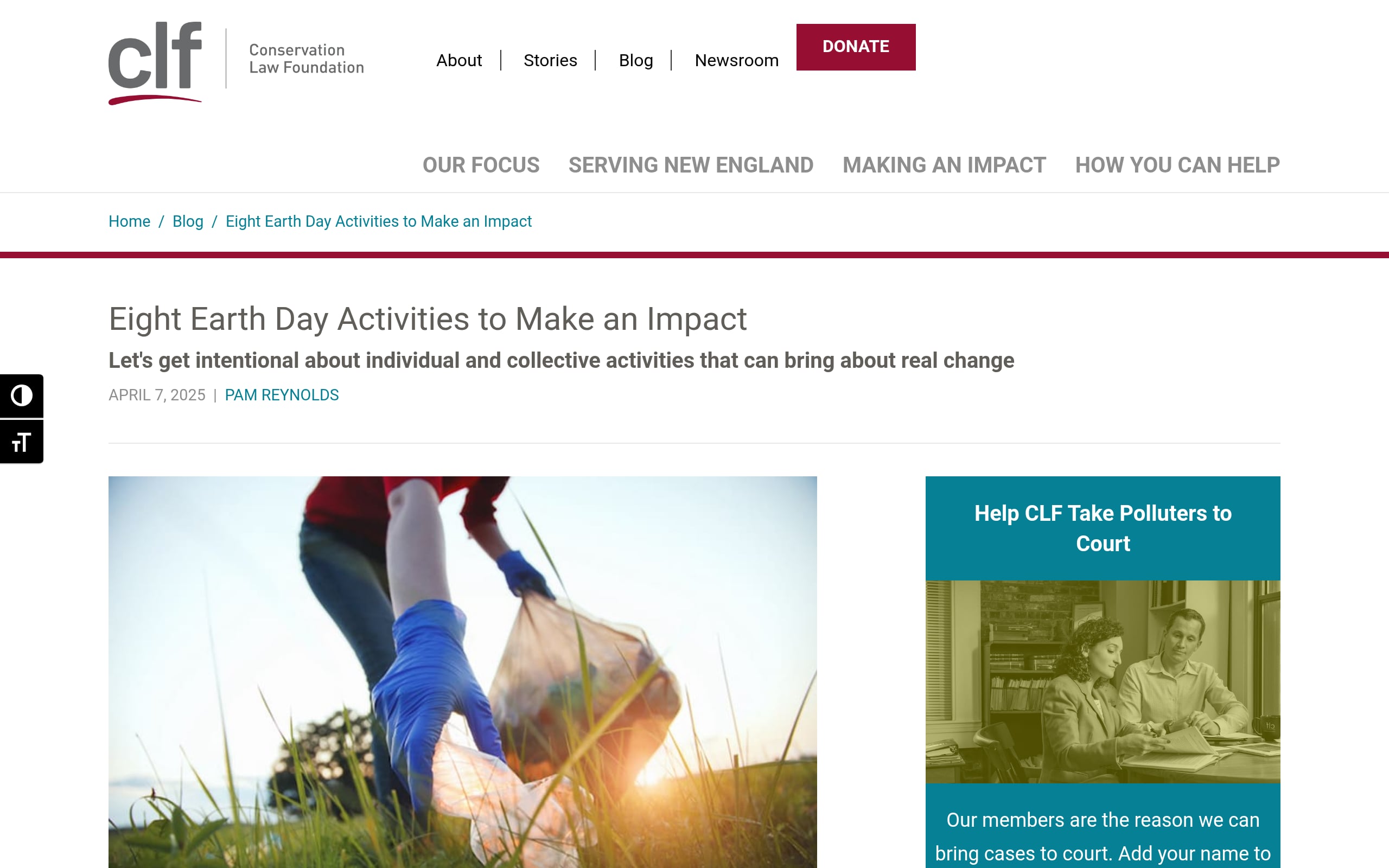 Read an Earth Day-Themed Book Screenshot