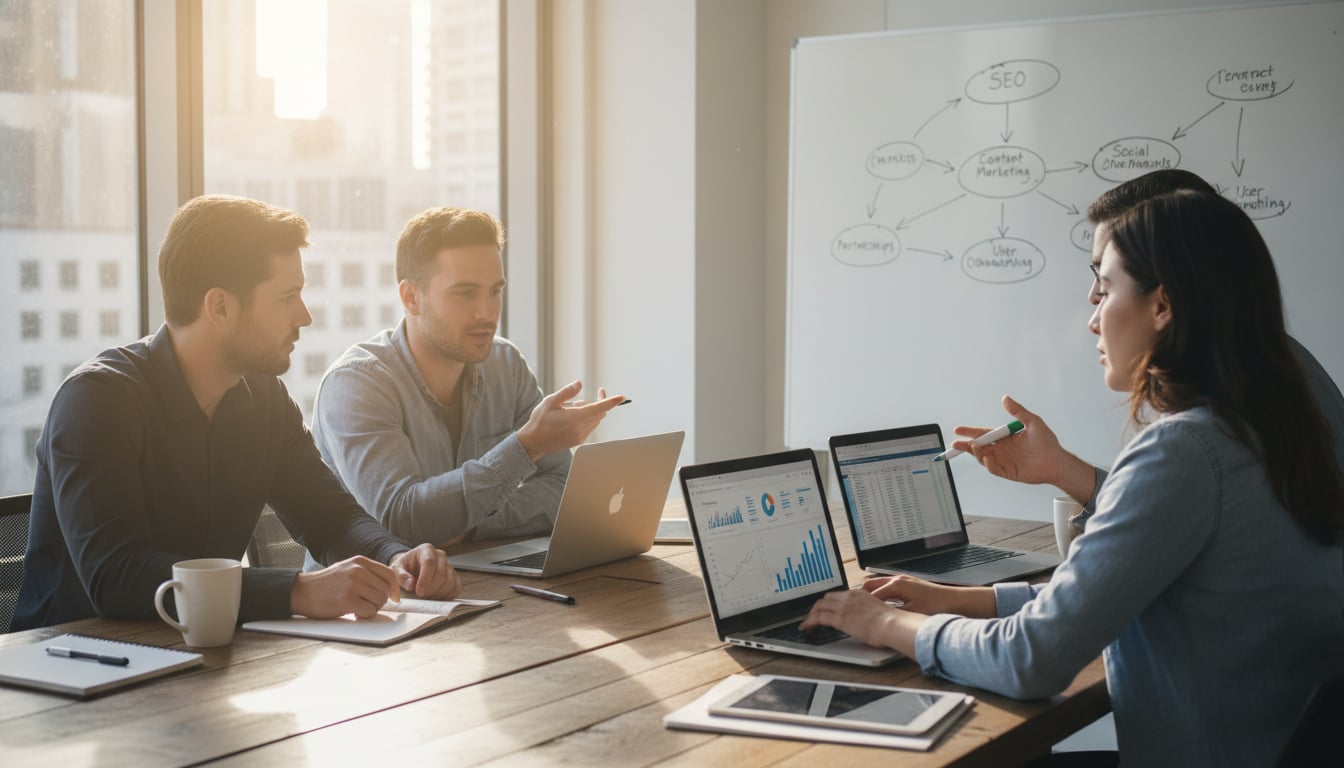 scale organic growth for a saas startup