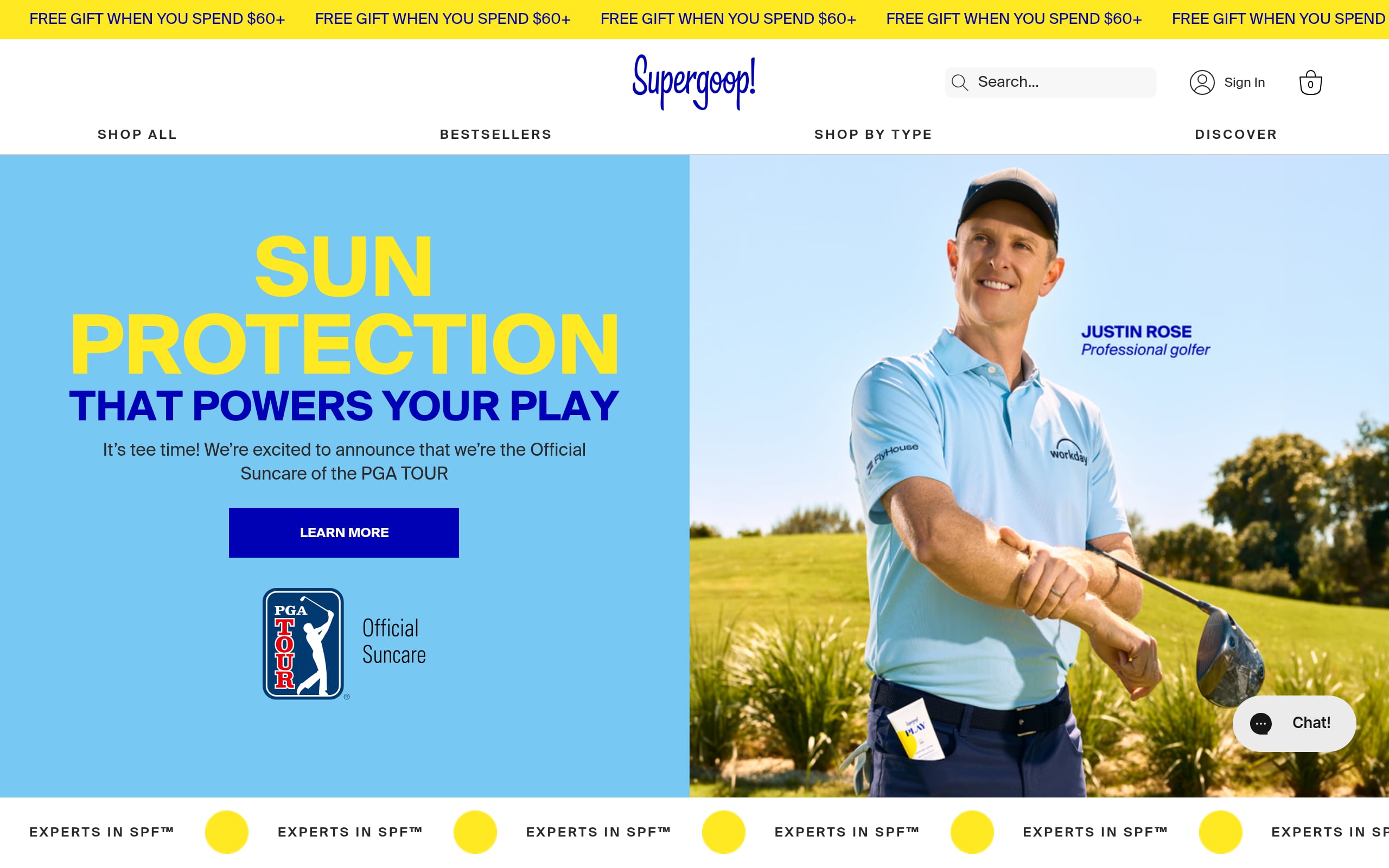 Supergoop Unseen Sunscreen SPF 50 Screenshot