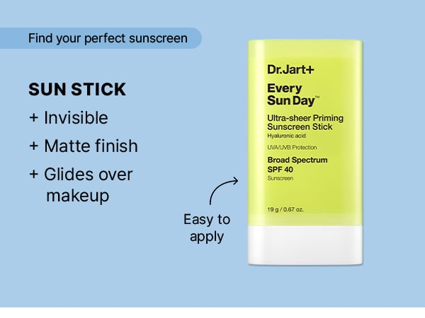 Dr.Jart+ Every Sun Day Invisible Korean Sunscreen Stick SPF 40 Screenshot