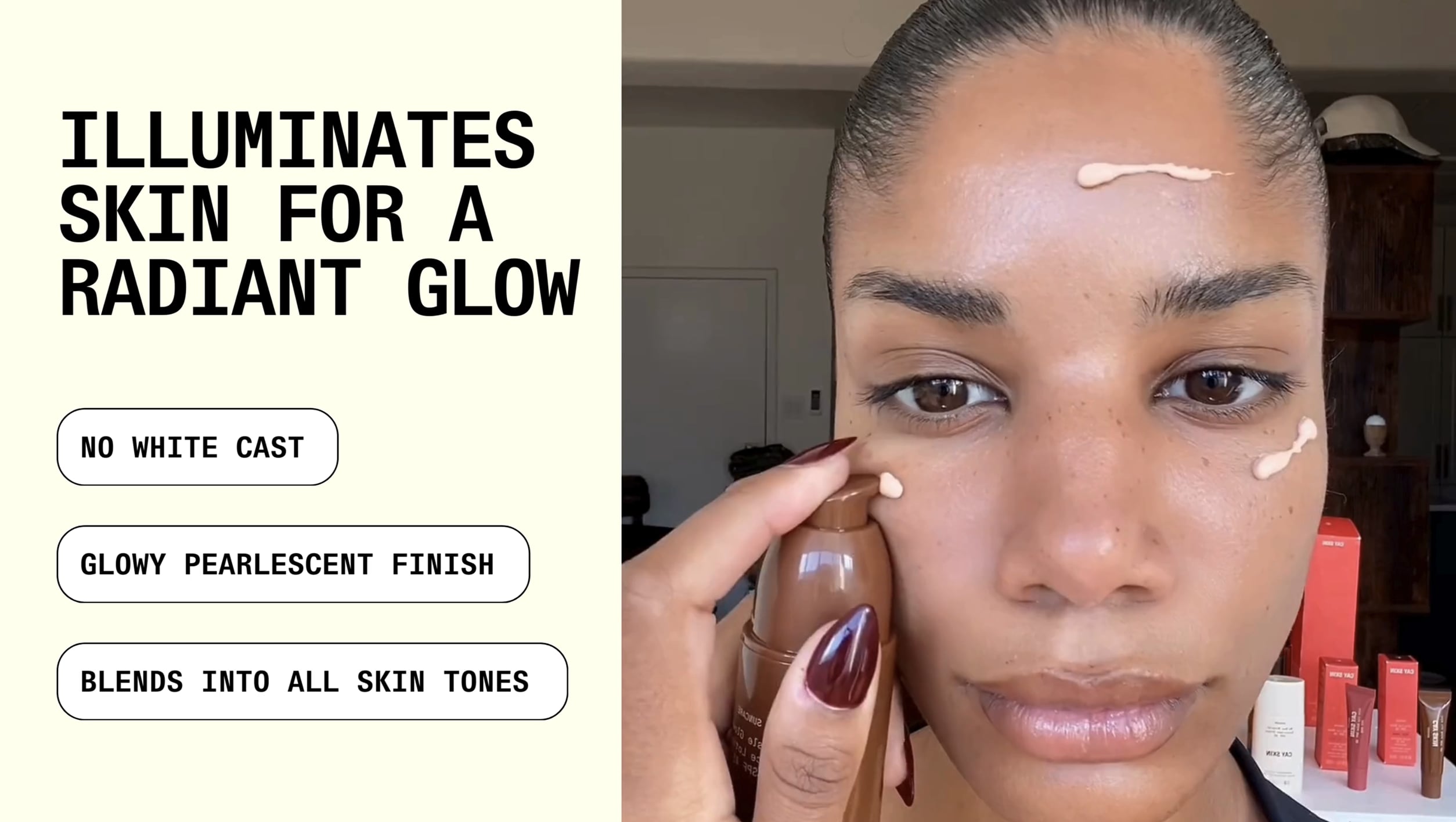 Cay Skin Isle Glow Face Moisturizer SPF 45 With Sea Moss and Niacinamide Screenshot