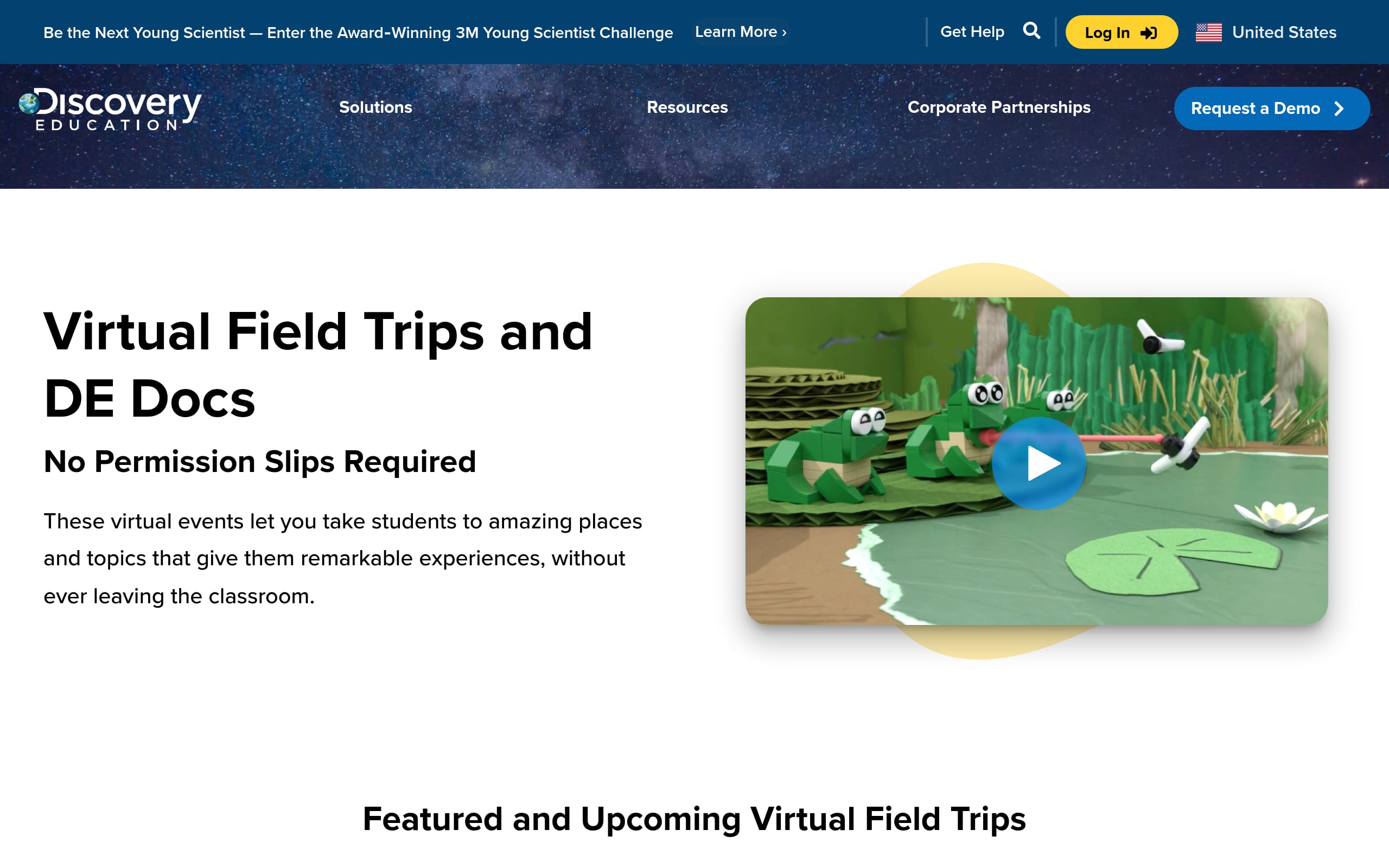 On-demand virtual field trips Screenshot