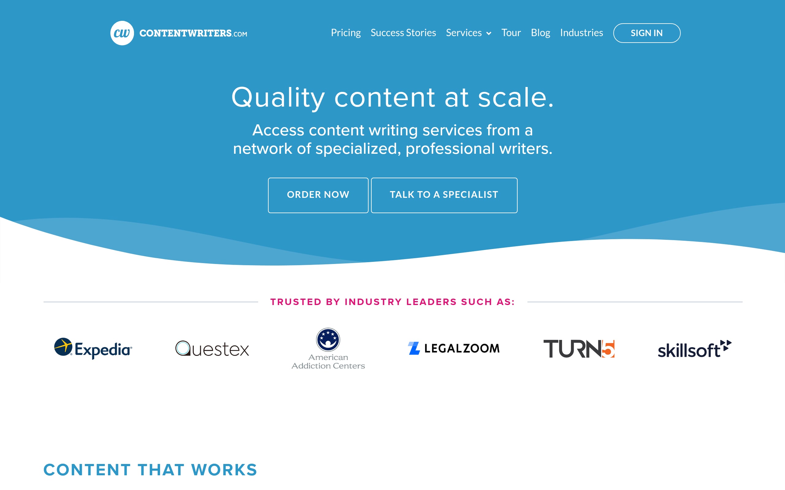 ContentWriters Screenshot