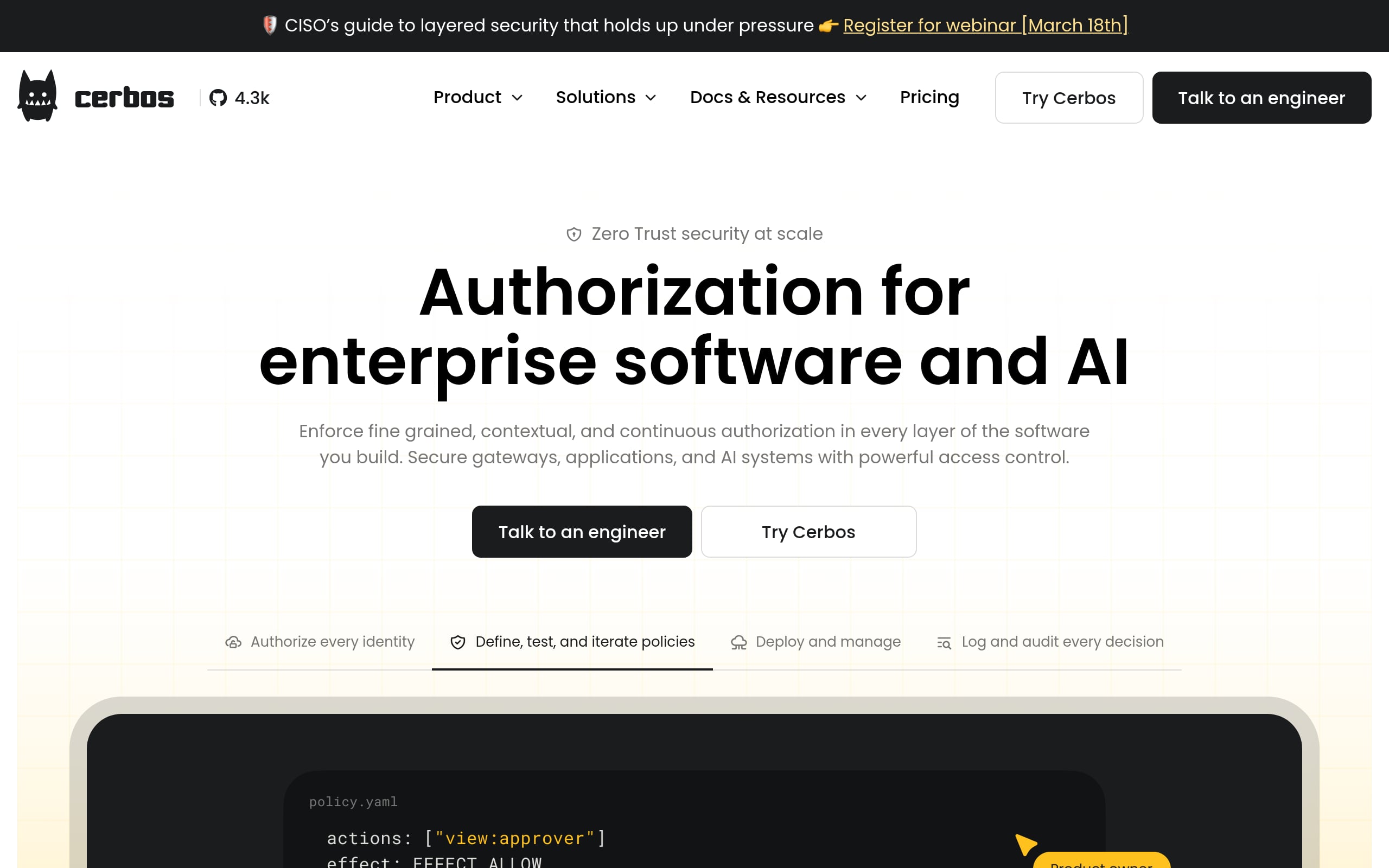 Case Study 6: How Cerbos Increased Organic Impressions by 48.3% and Ranked for Competitive Keywords Screenshot