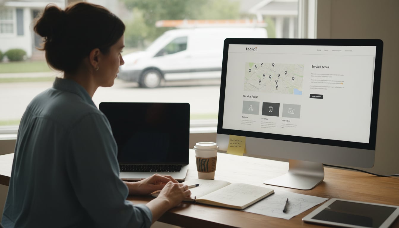 service area page template