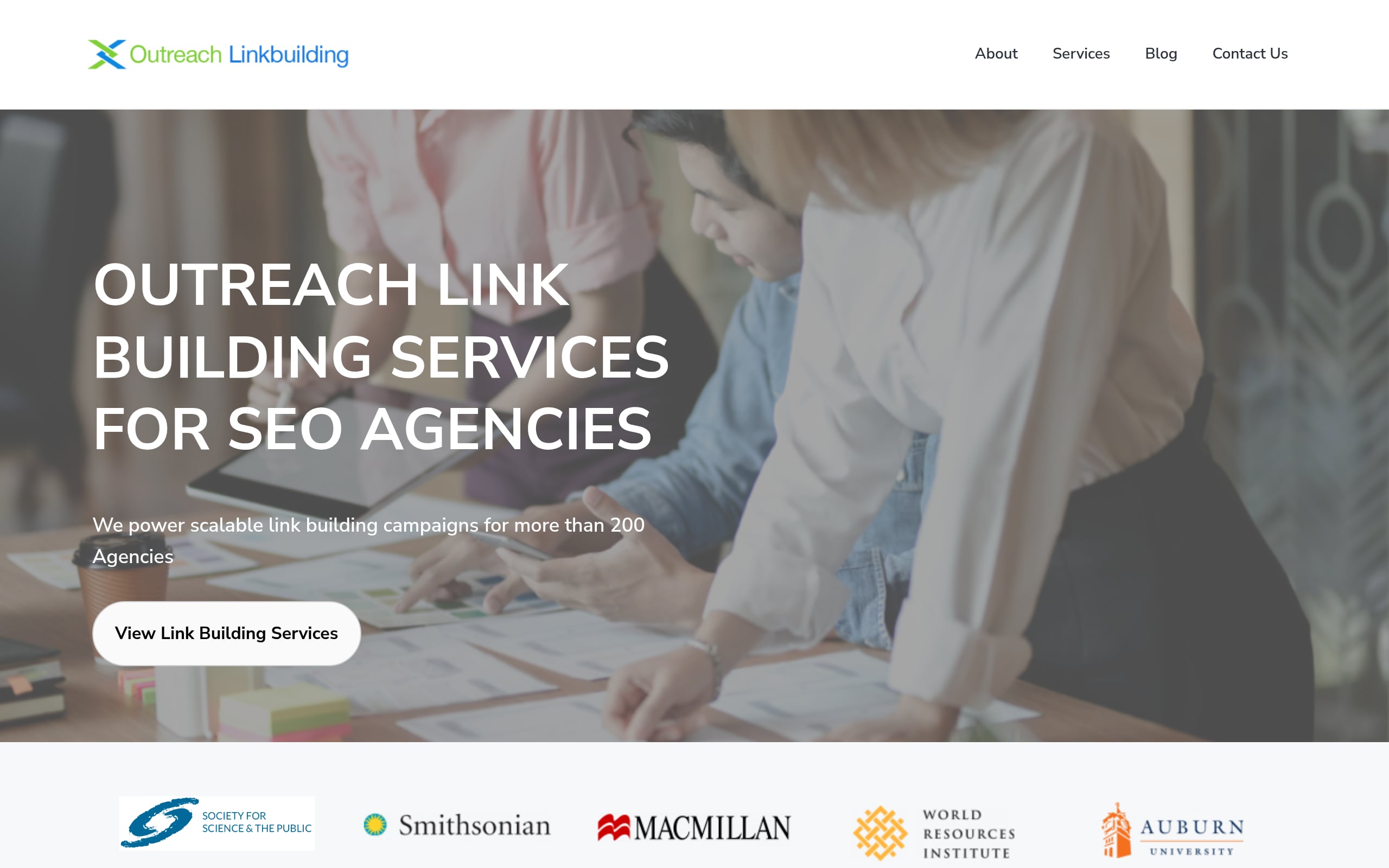 Outreachlinkbuilding.com Screenshot