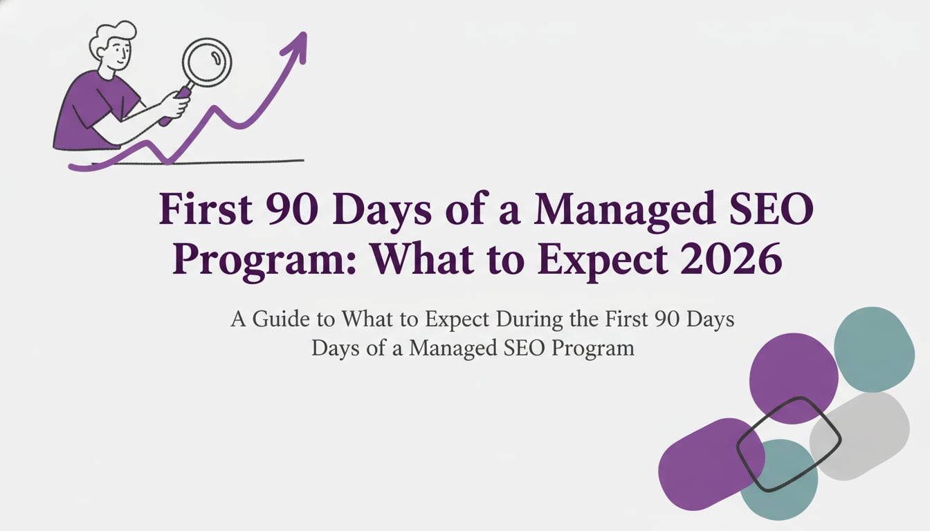 what to expect during the first 90 days of a managed seo program