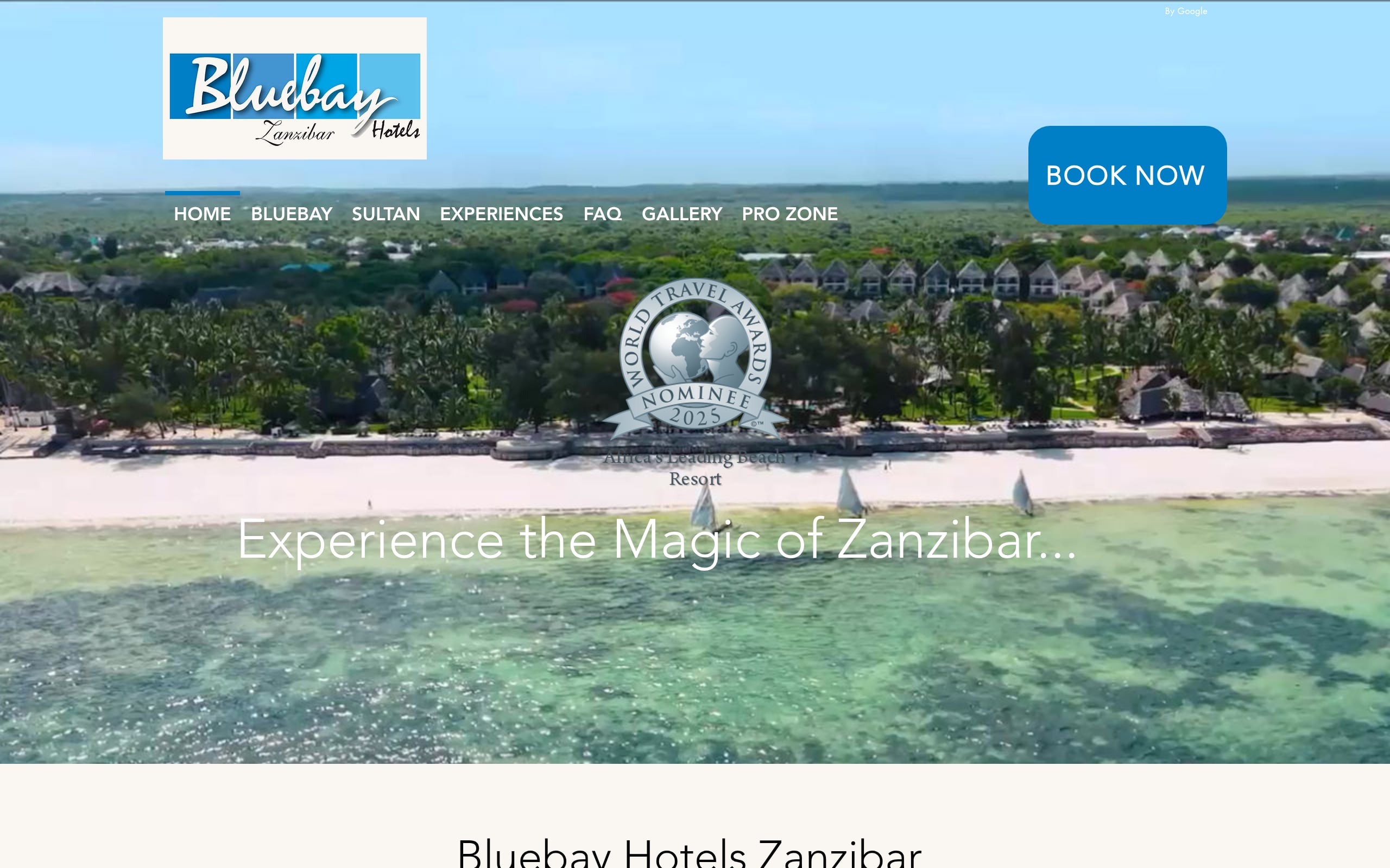 Bluebay Beach Resort and Spa Screenshot
