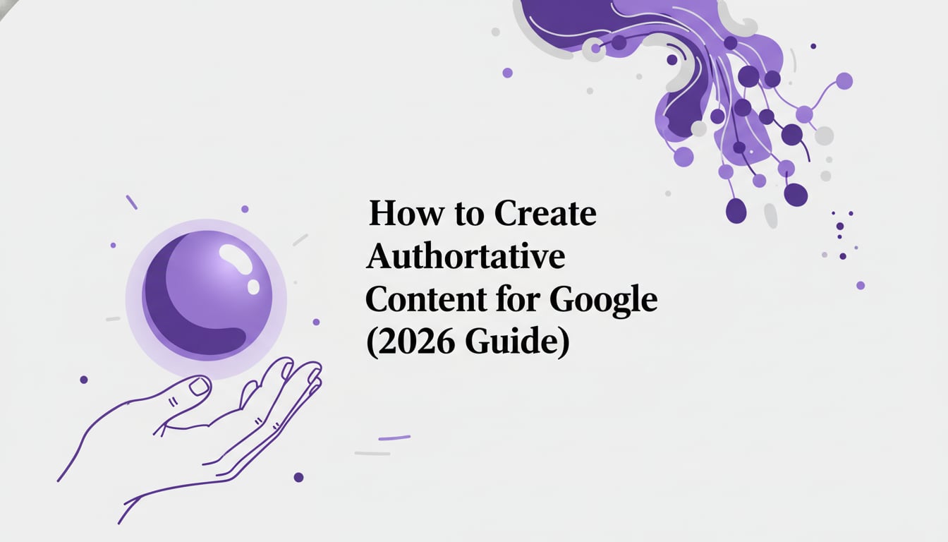 create authoritative content for google