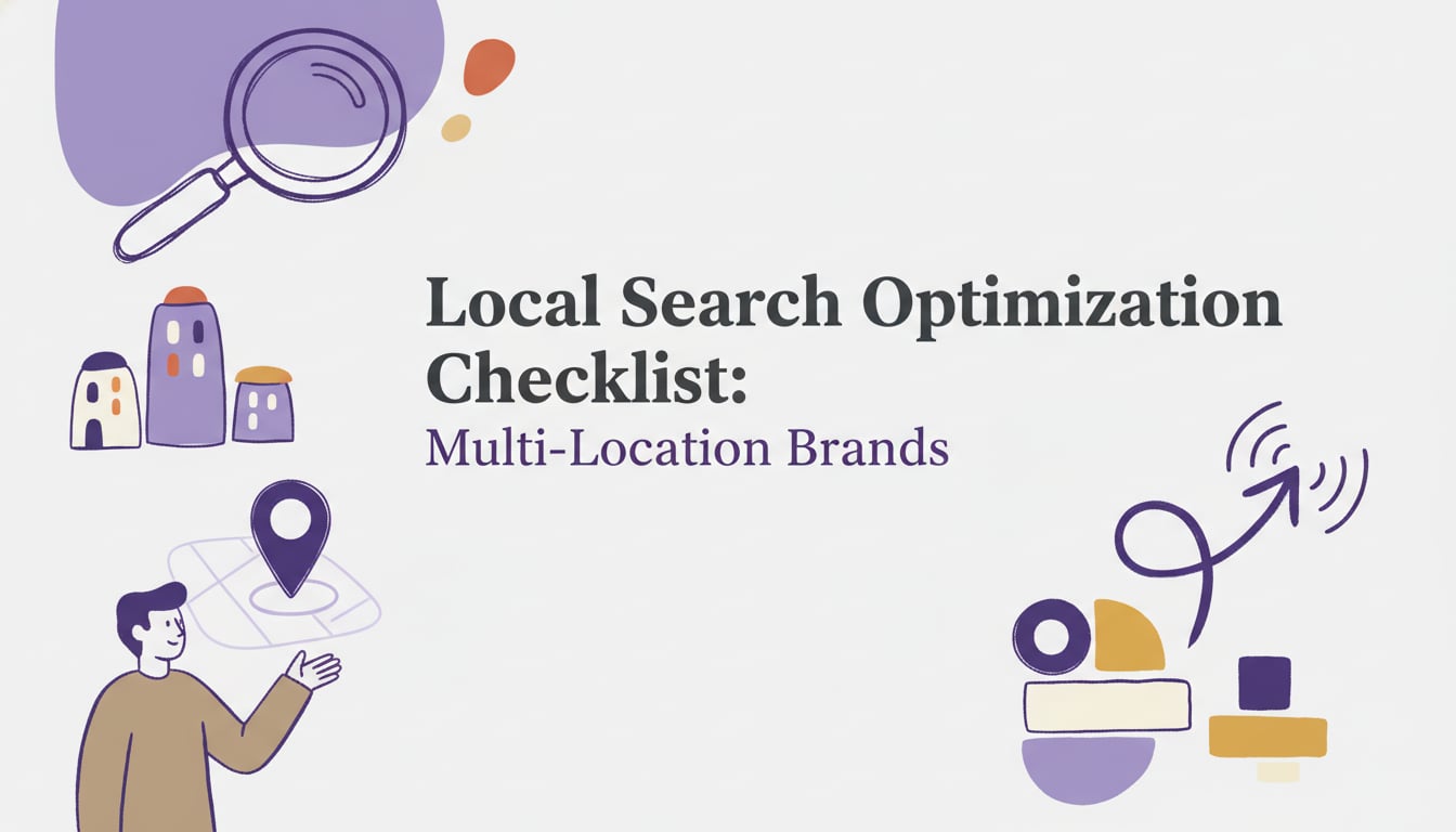local search optimization checklist for multi-location brands