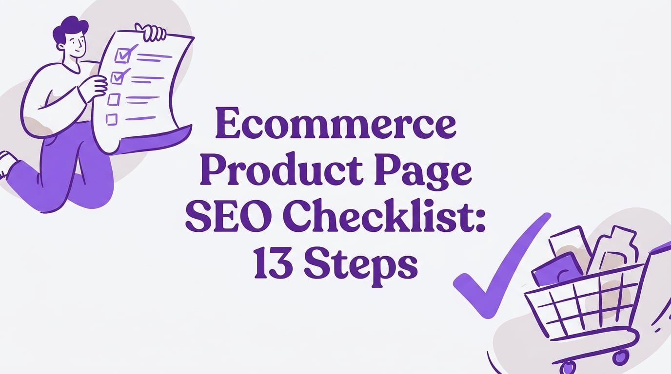 ecommerce product page seo checklist
