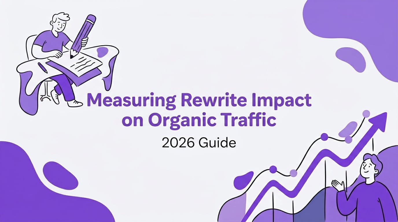 measuring rewrite impact on organic traffic