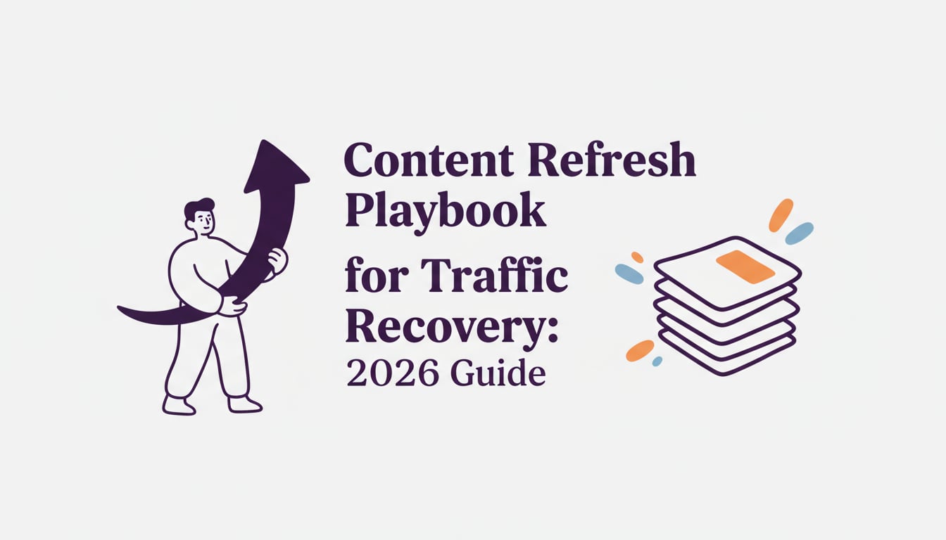 Content Refresh Playbook for Traffic Recovery: 2026 Guide
