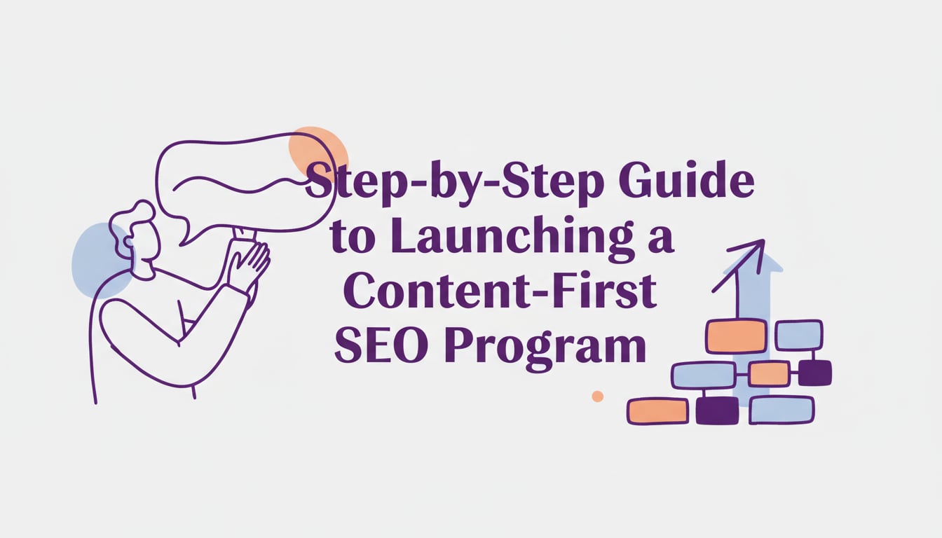 step-by-step guide to launching a content-first seo program
