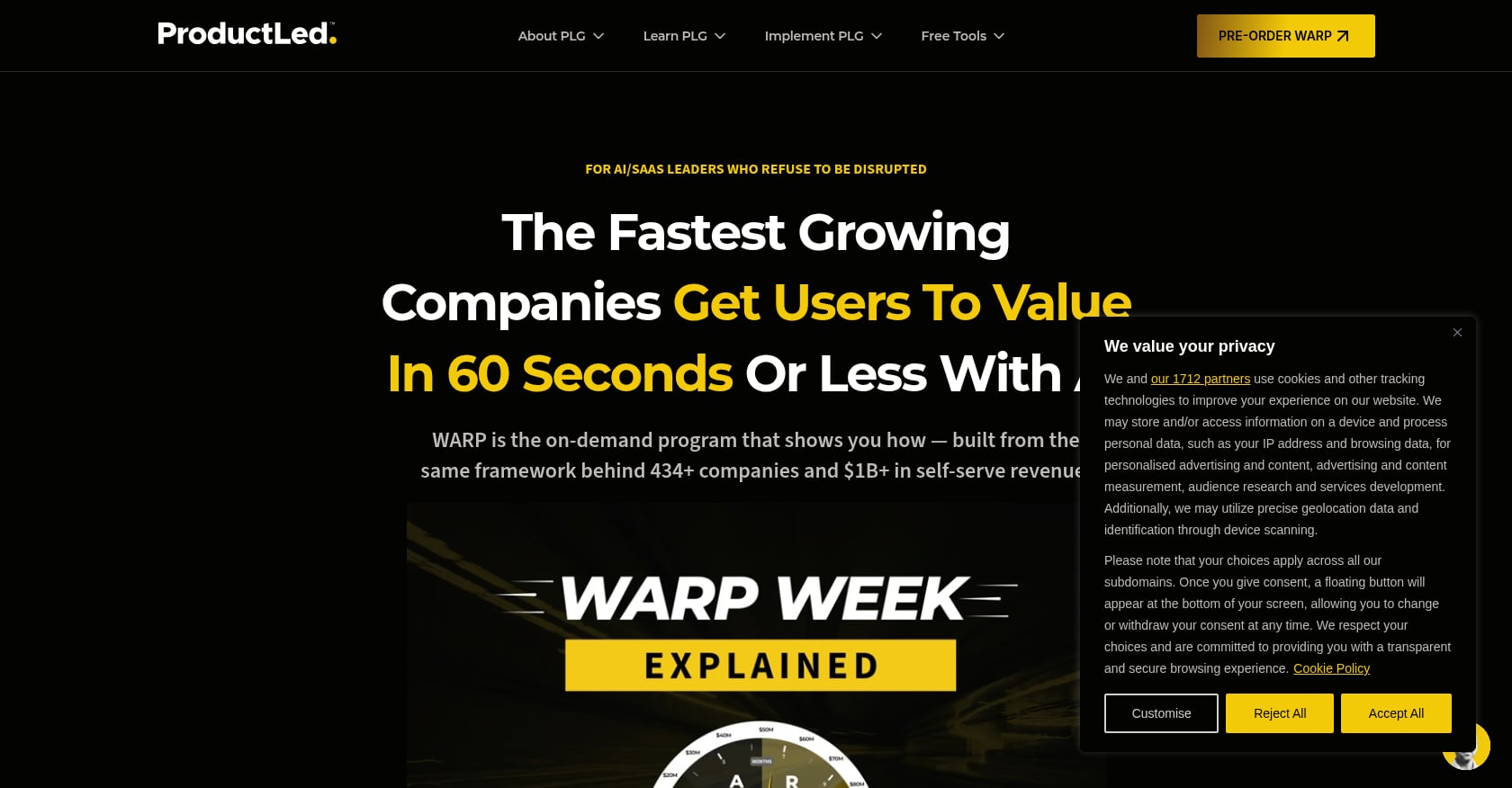 Product-Led Growth (Free Trials and Freemium) Screenshot