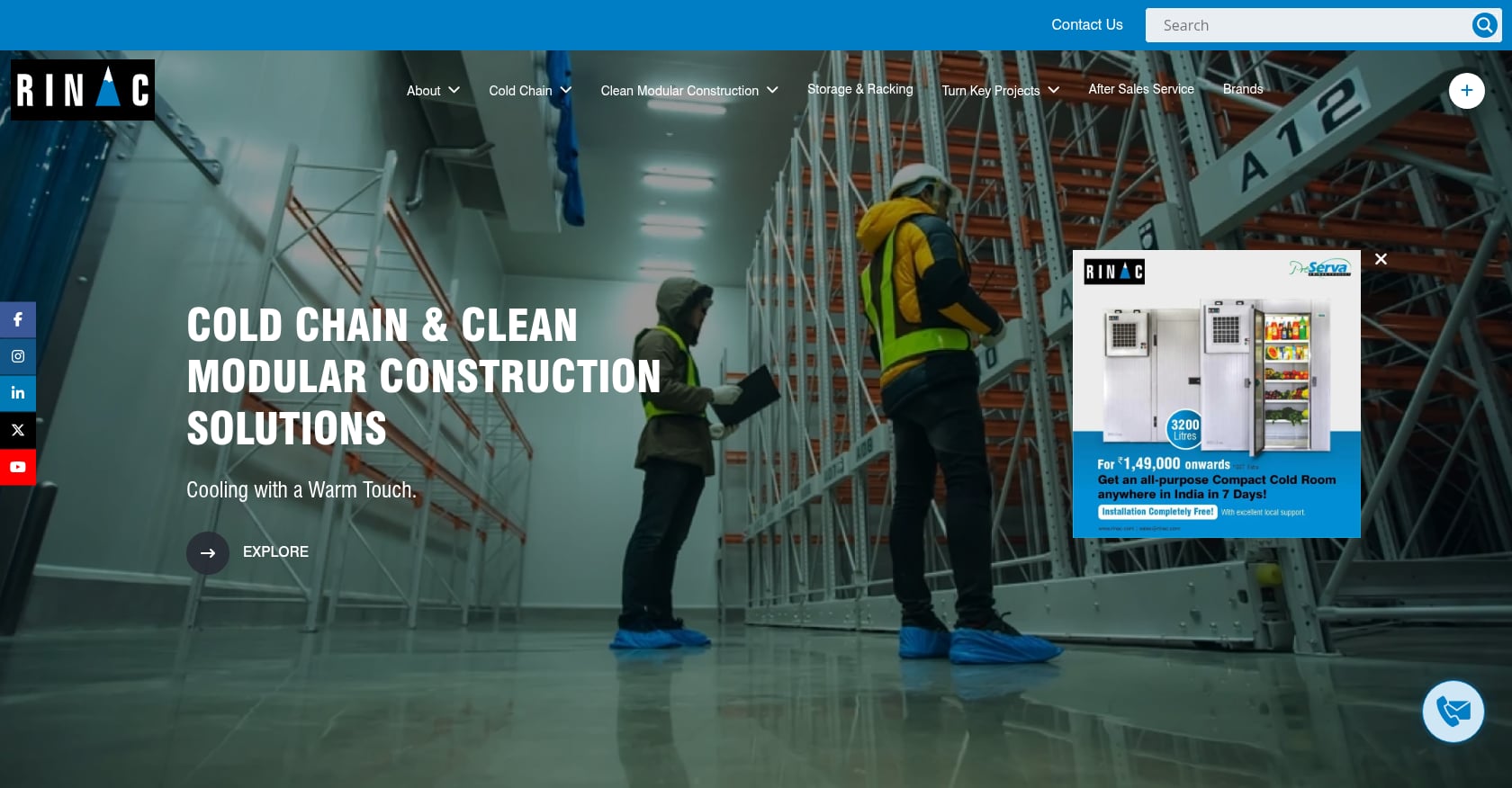 Rinac India Limited Screenshot