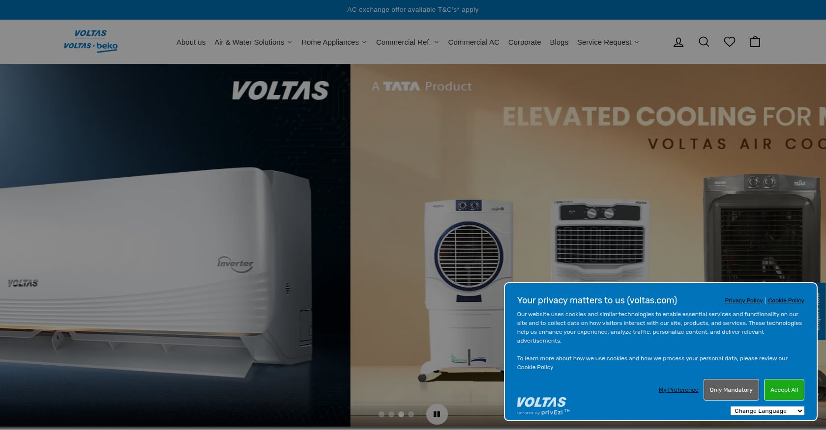 Voltas Limited Screenshot