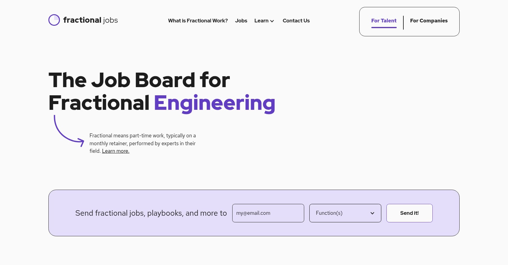 Fractional Talent Platforms (Fractional Jobs, Go Fractional, Toptal) Screenshot