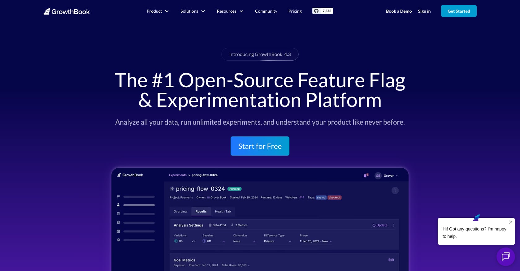 GrowthBook Screenshot