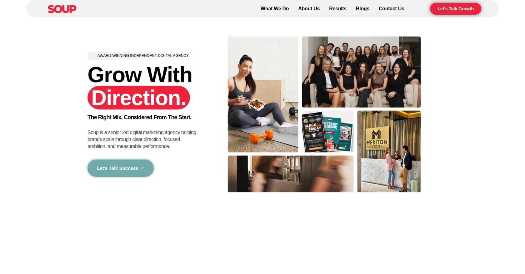 SOUP Agency Screenshot
