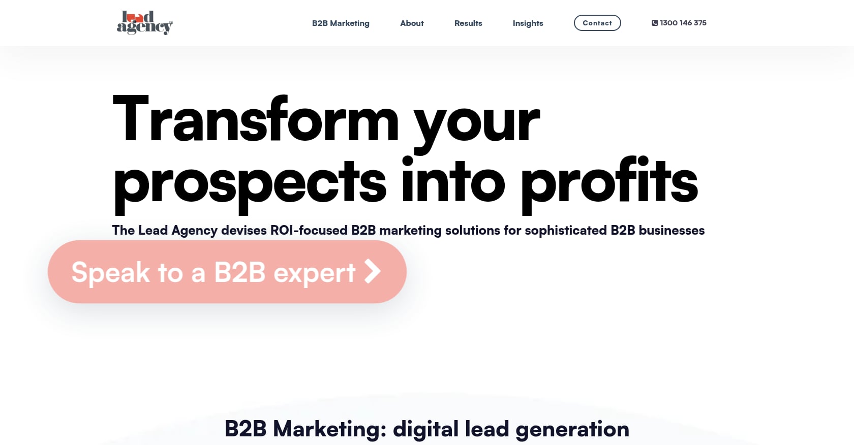 The Lead Agency Screenshot