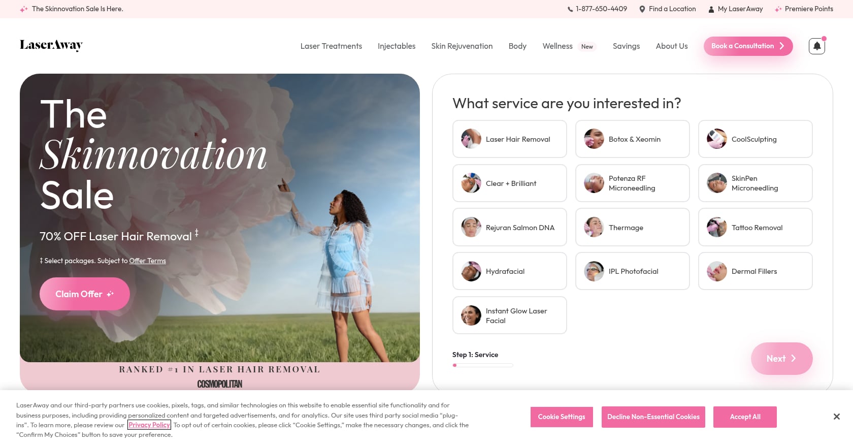 LaserAway Screenshot