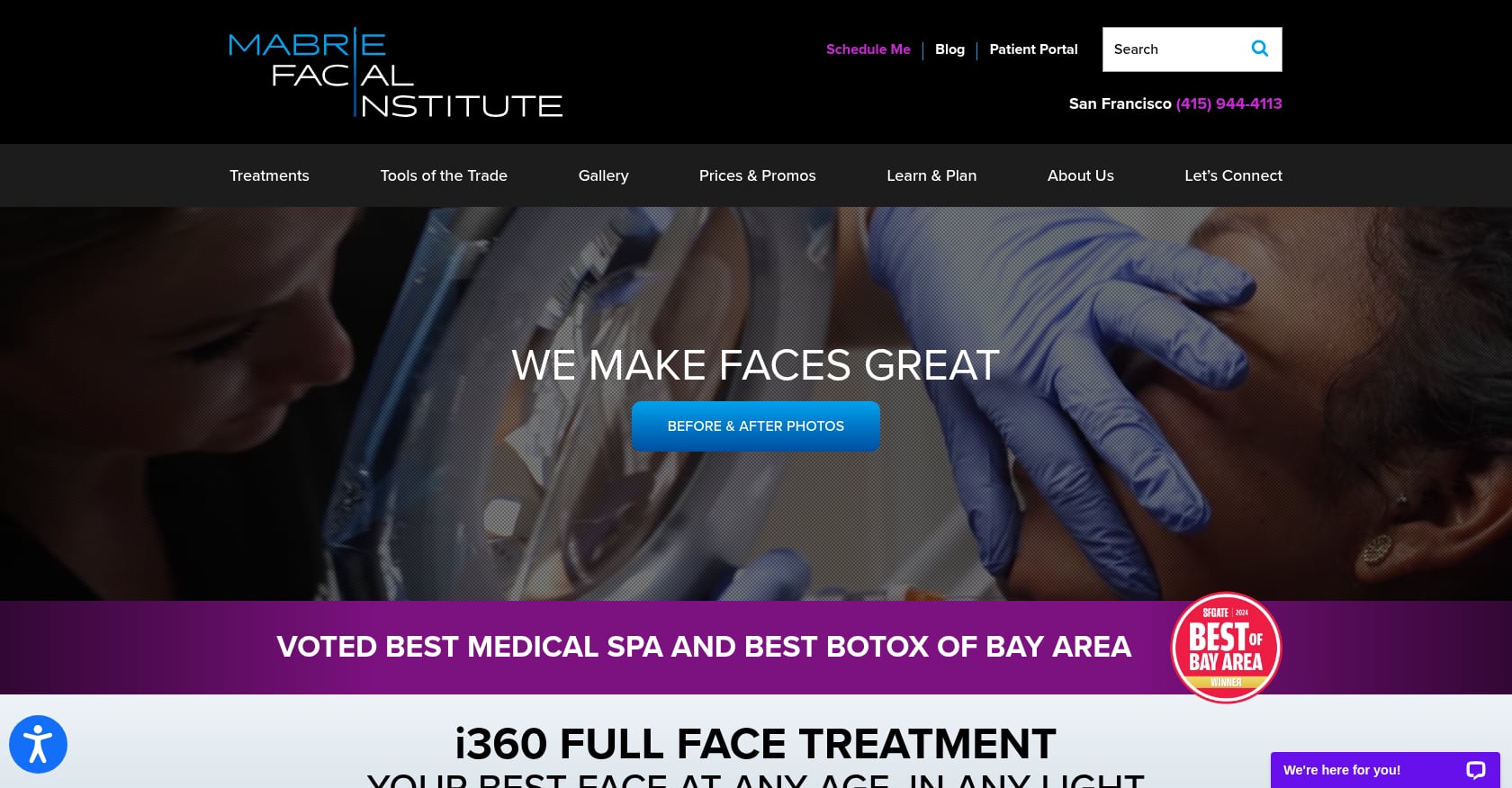 Mabrie Facial Institute Screenshot