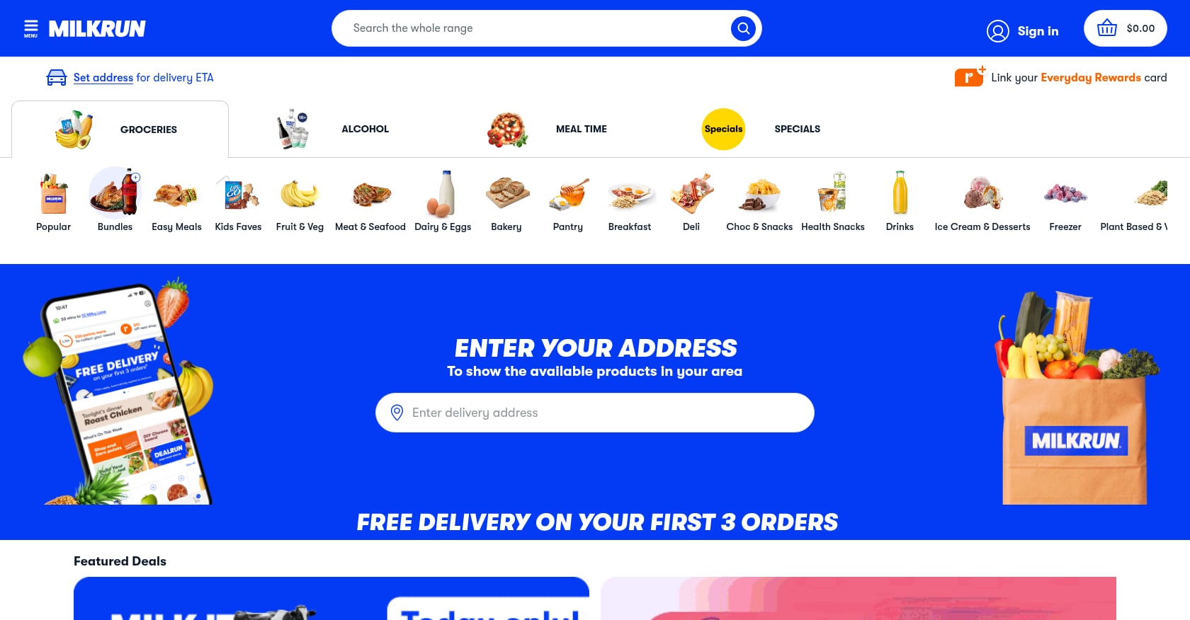 Woolworths Milkrun Screenshot