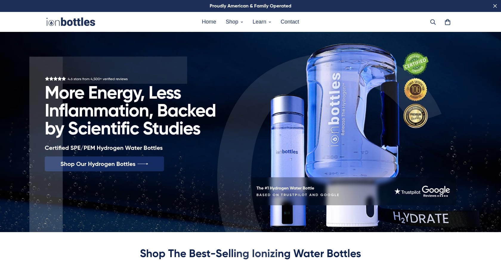 IonBottles Pro Screenshot