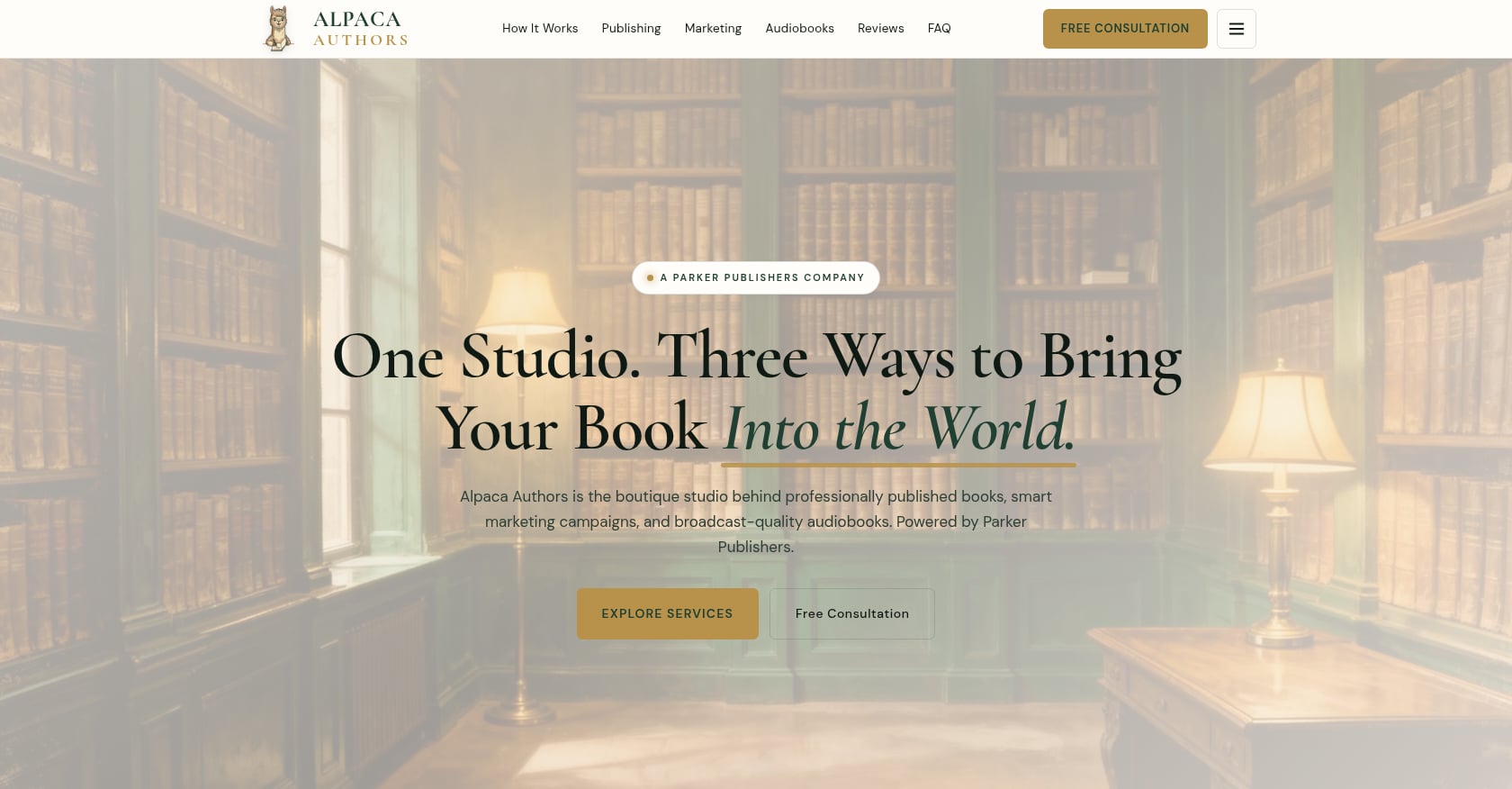 Alpaca Authors Screenshot