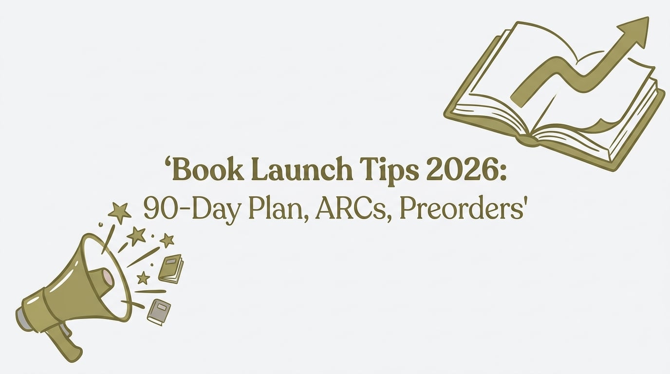 Book Launch Tips 2026: 90-Day Plan, ARCs, Preorders
