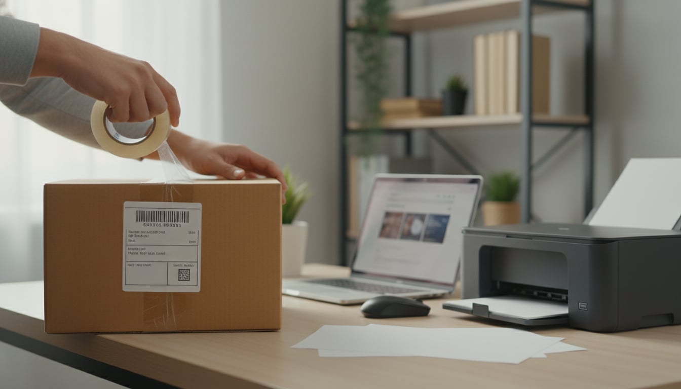 How to Print a Shipping Label at Home With No Experience