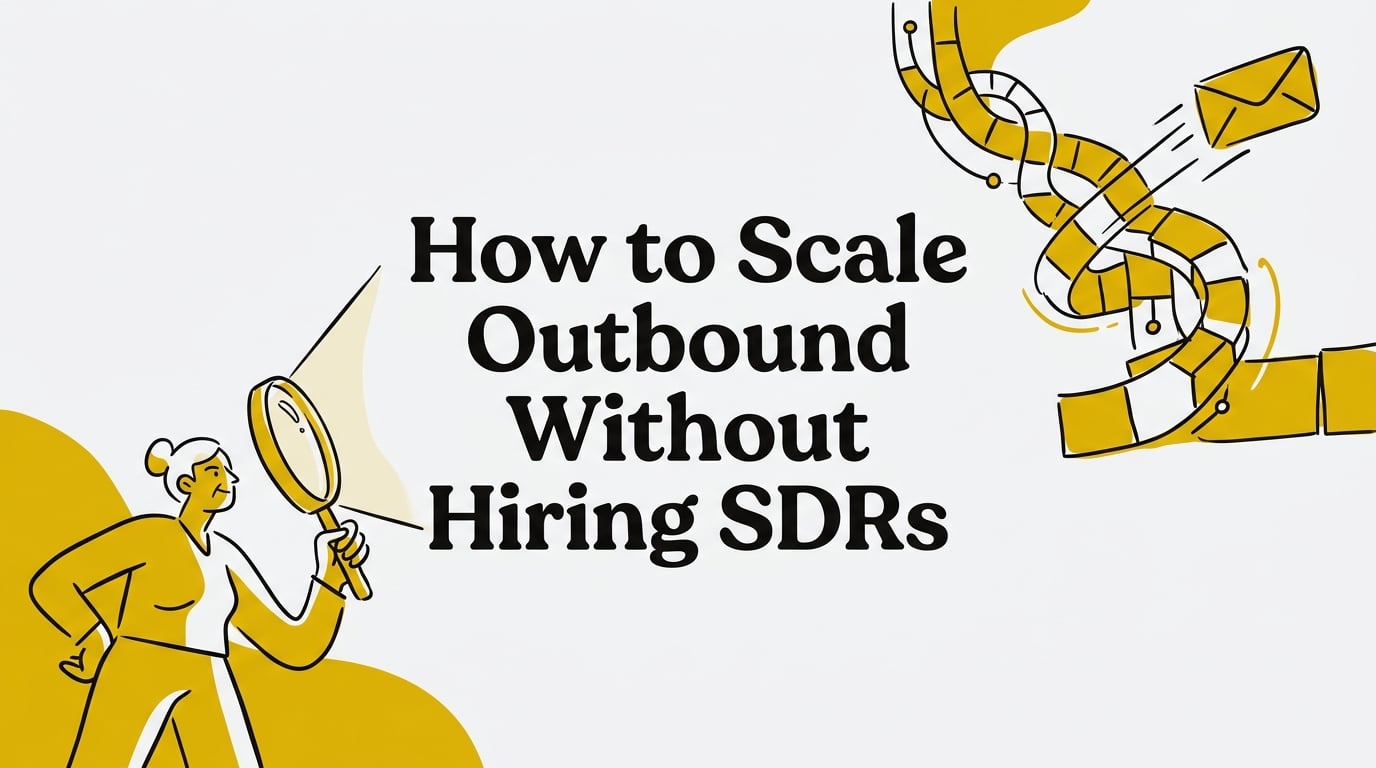 how to scale outbound without hiring SDRs