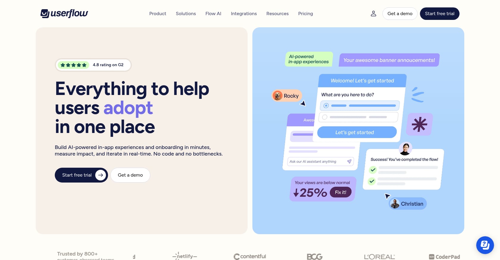 Userflow Screenshot