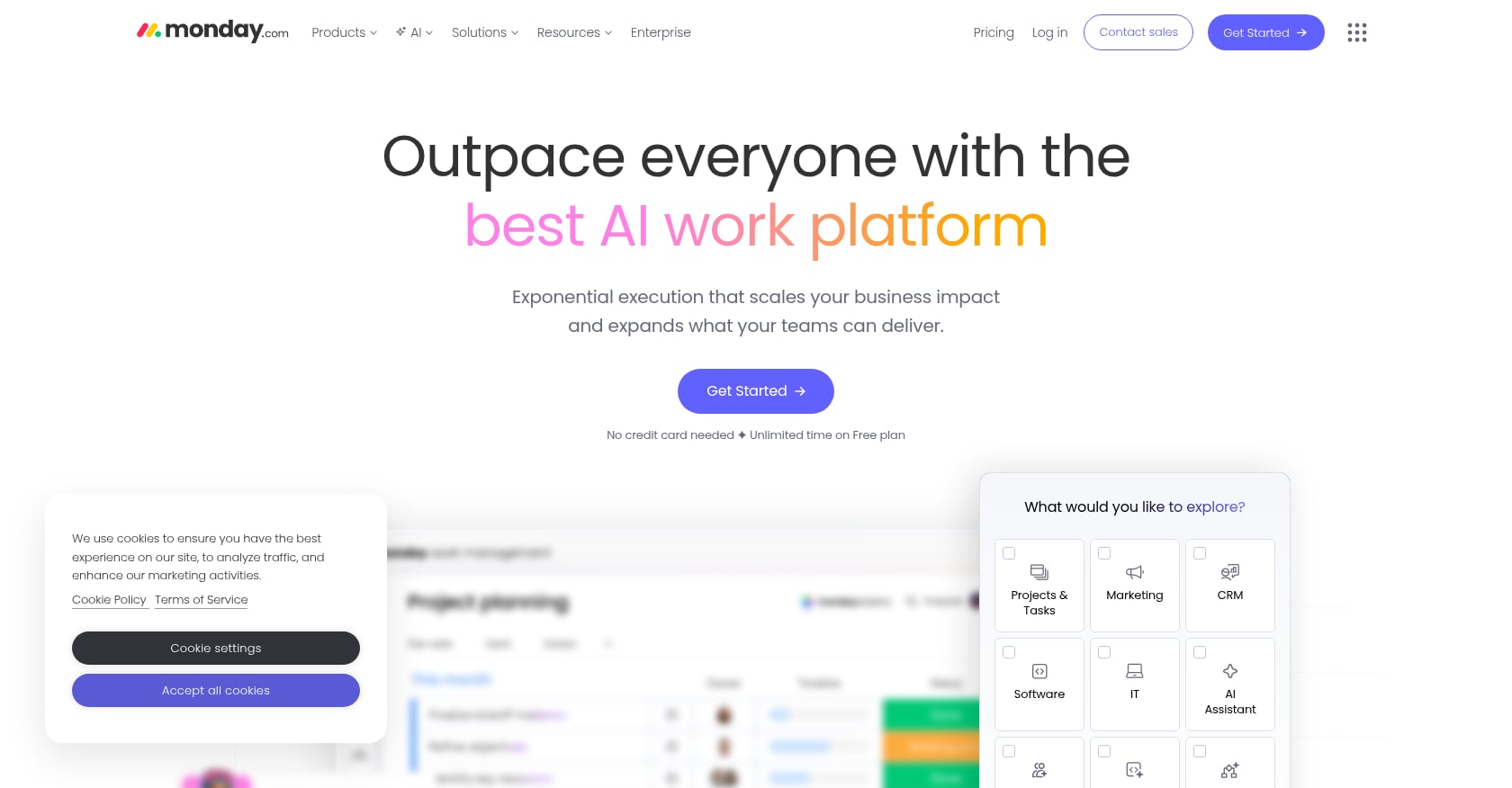 monday Work Management Screenshot