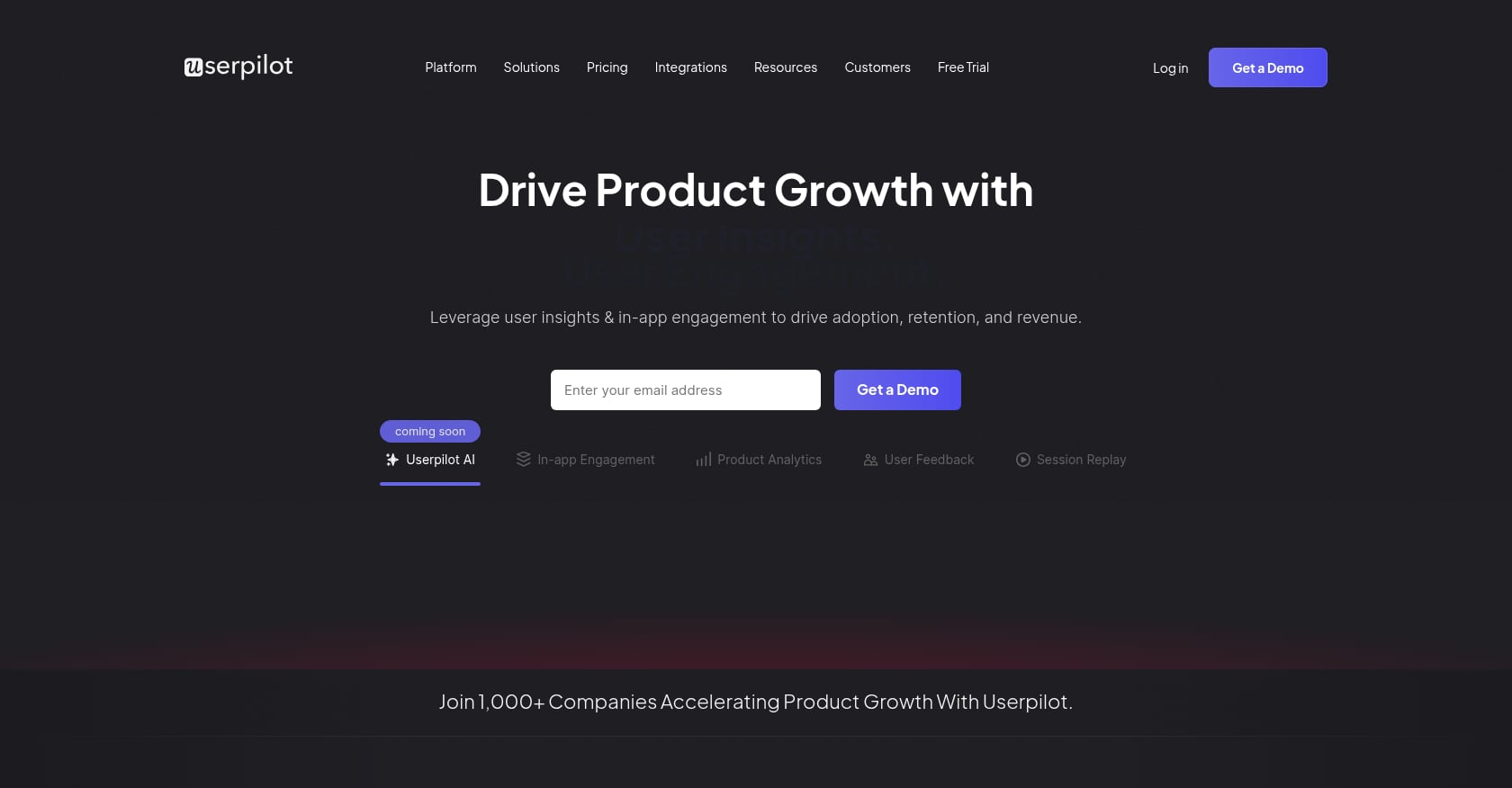 Userpilot (and Appcues) Screenshot