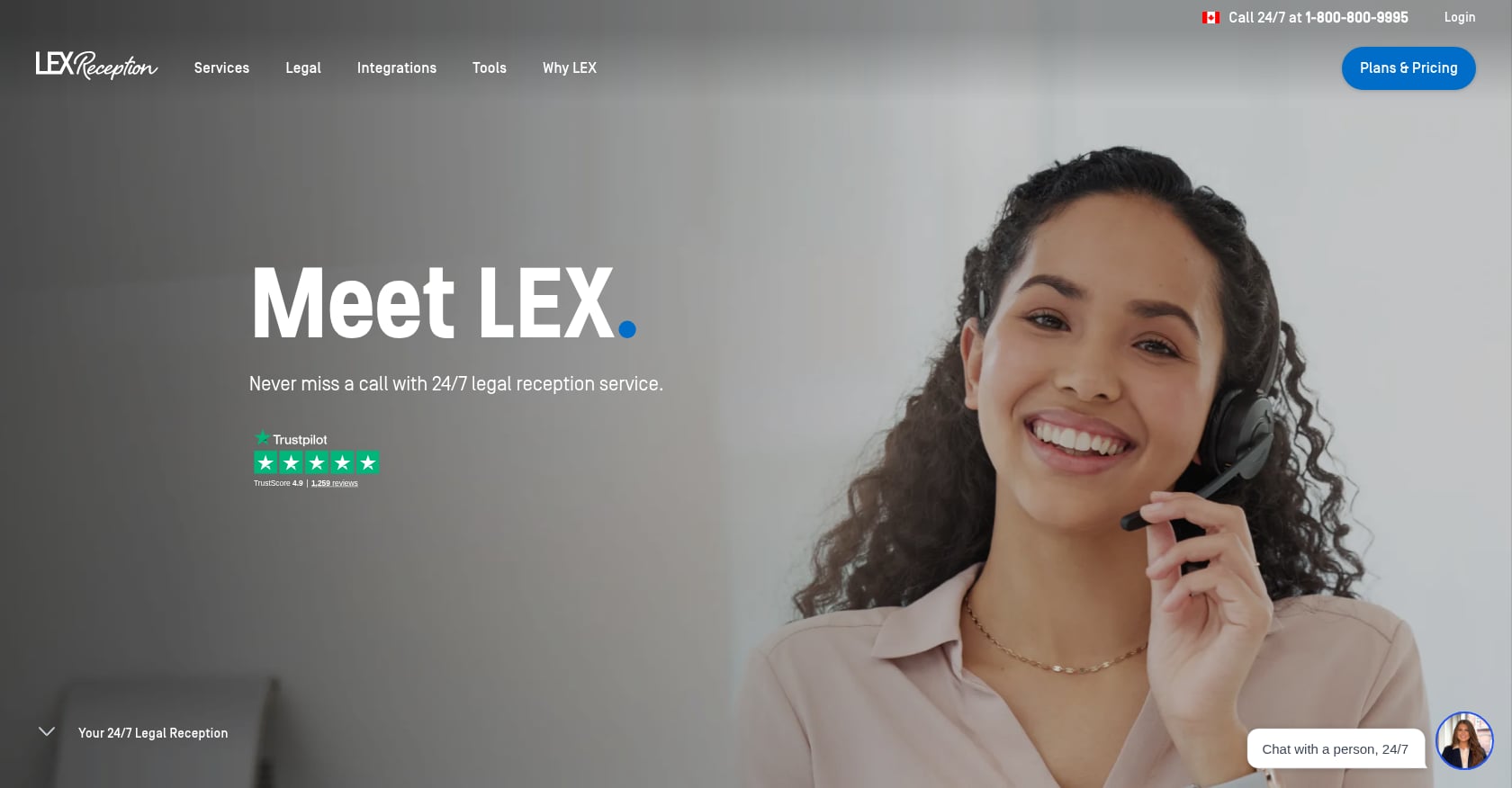 LEX Reception Screenshot
