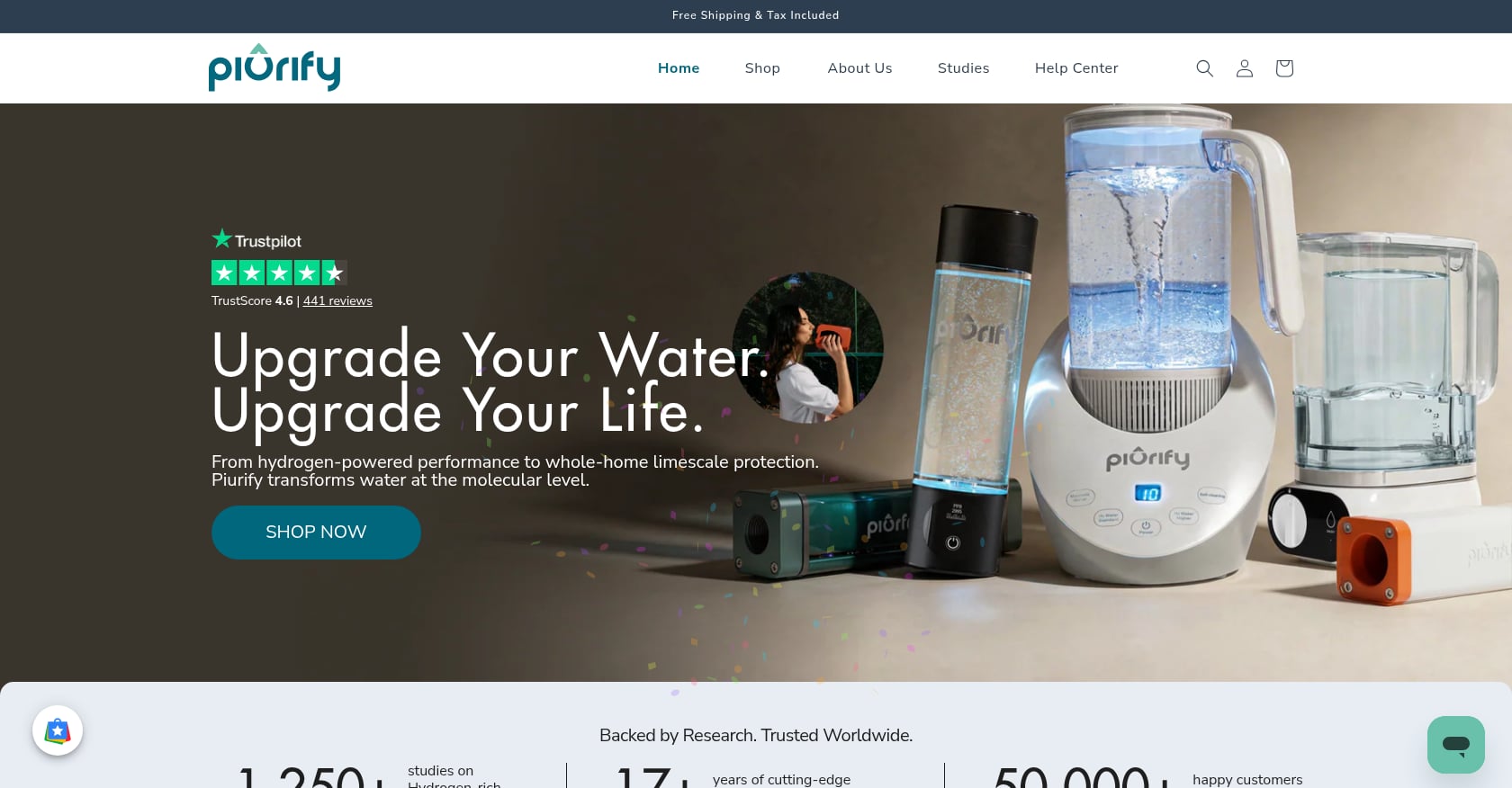 Piurify Hydrogenator Screenshot