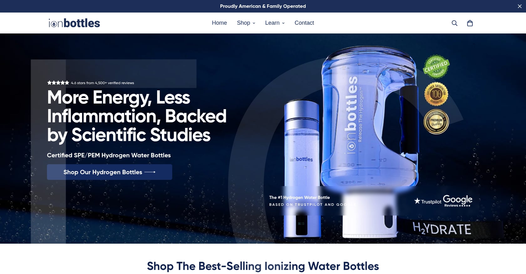 IonBottles Pro Screenshot