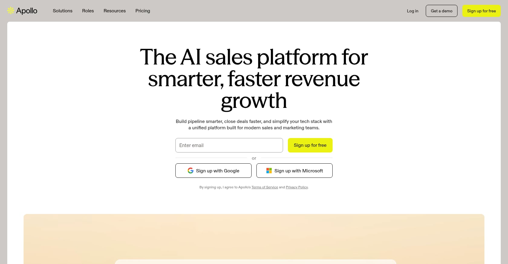 Apollo.io Screenshot